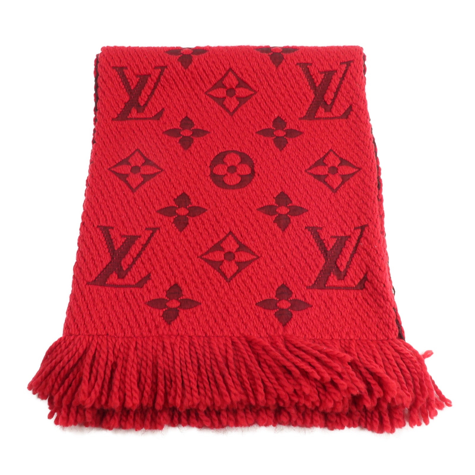 LOUIS VUITTON 羊毛/絲質Scarf 174x31cm圍巾