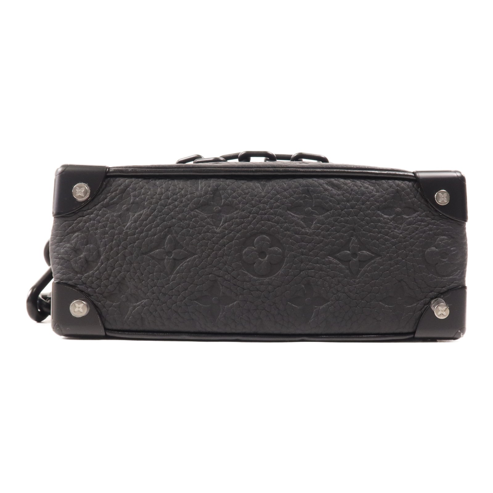 LOUIS VUITTON Monogram Taurillon Mini Soft Trunk肩背袋