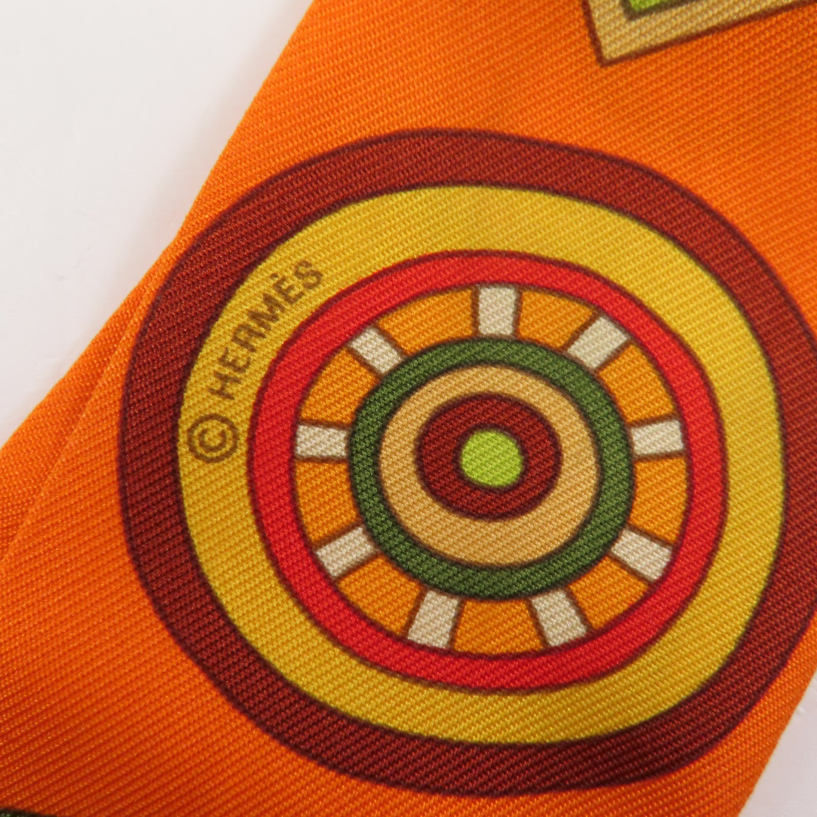 HERMES 絲質Twilly絲巾