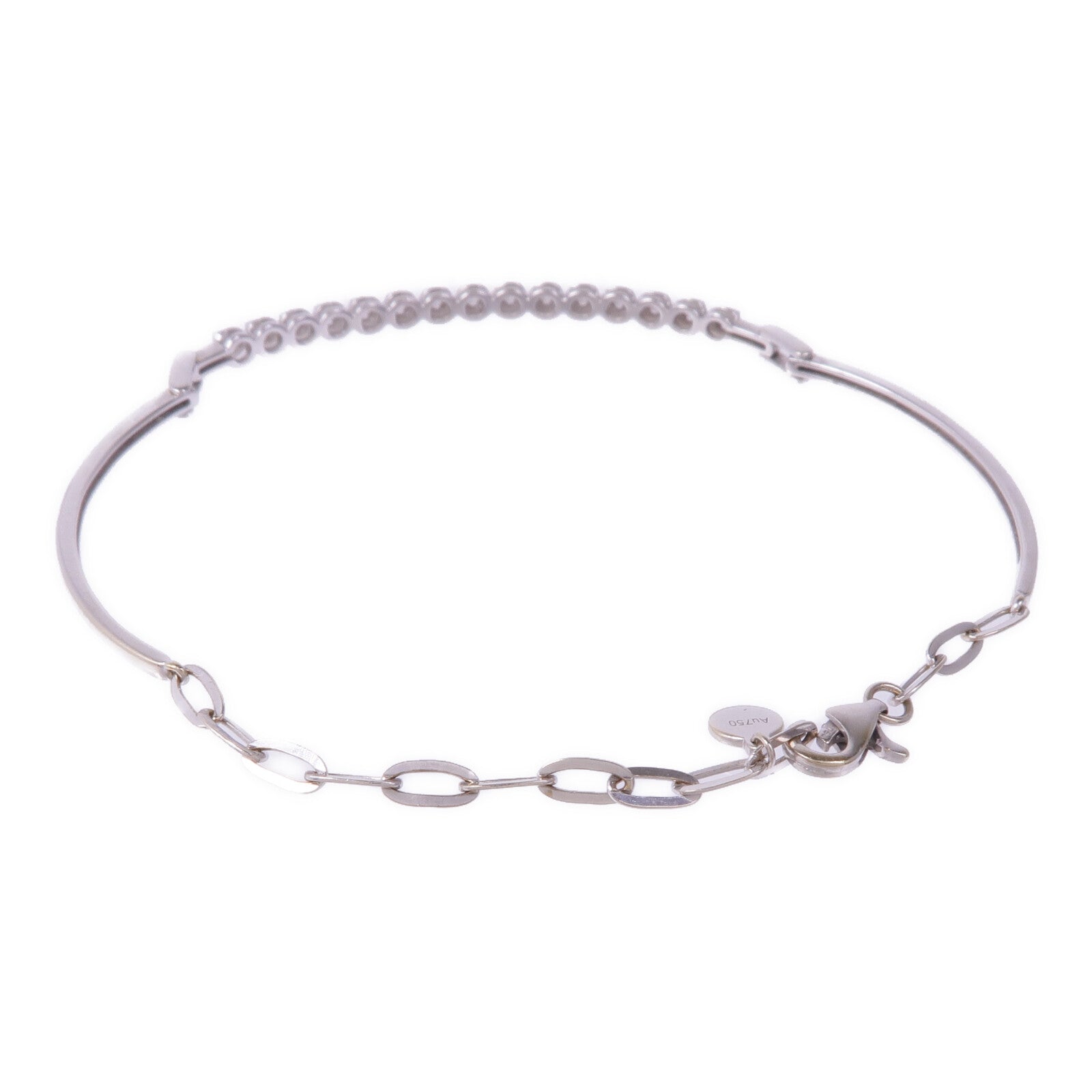 JEWELRY 18K白金Diamond Bracelet鑽石手鏈