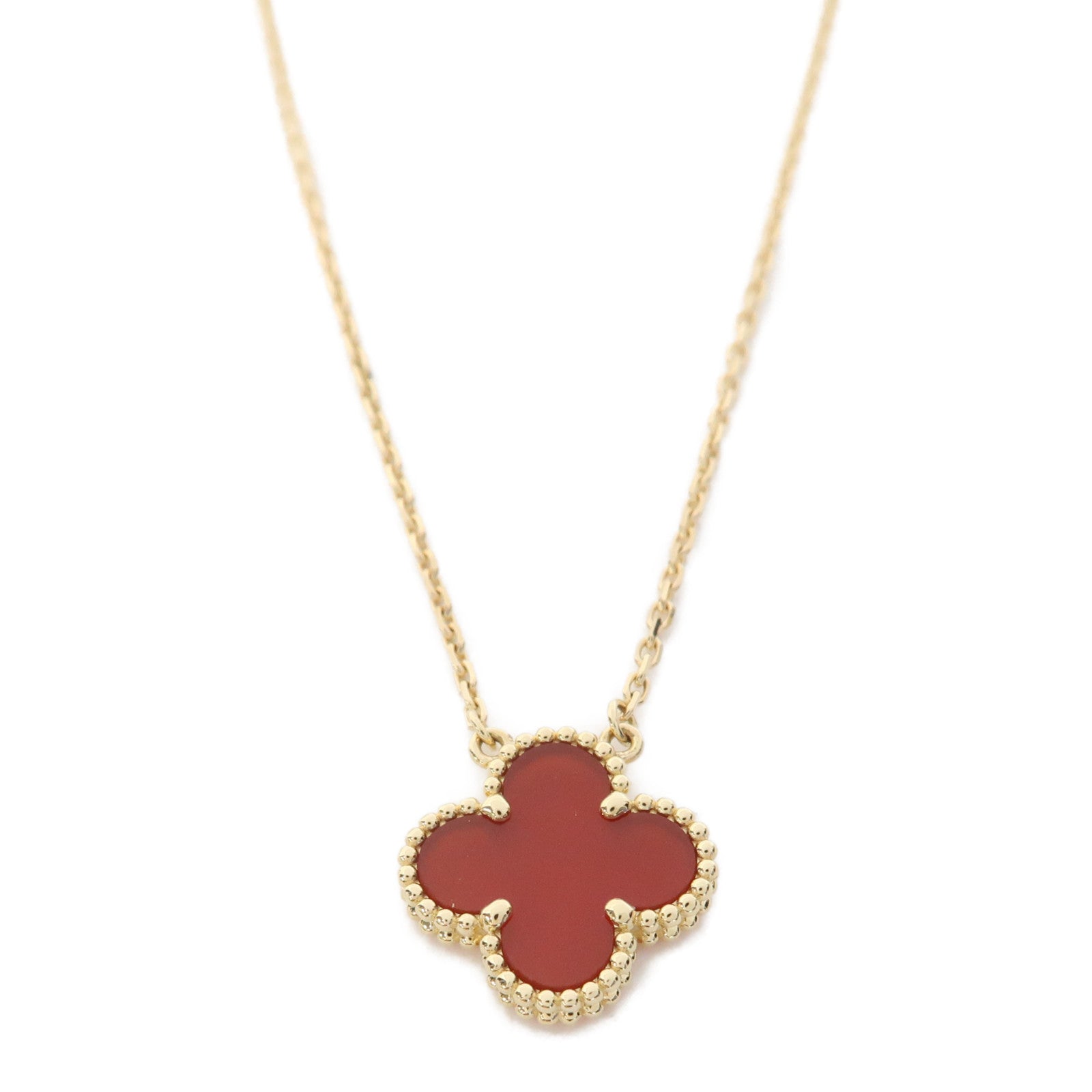 Van Cleef & Arpels 18黃金Necklace項鍊琥珀色