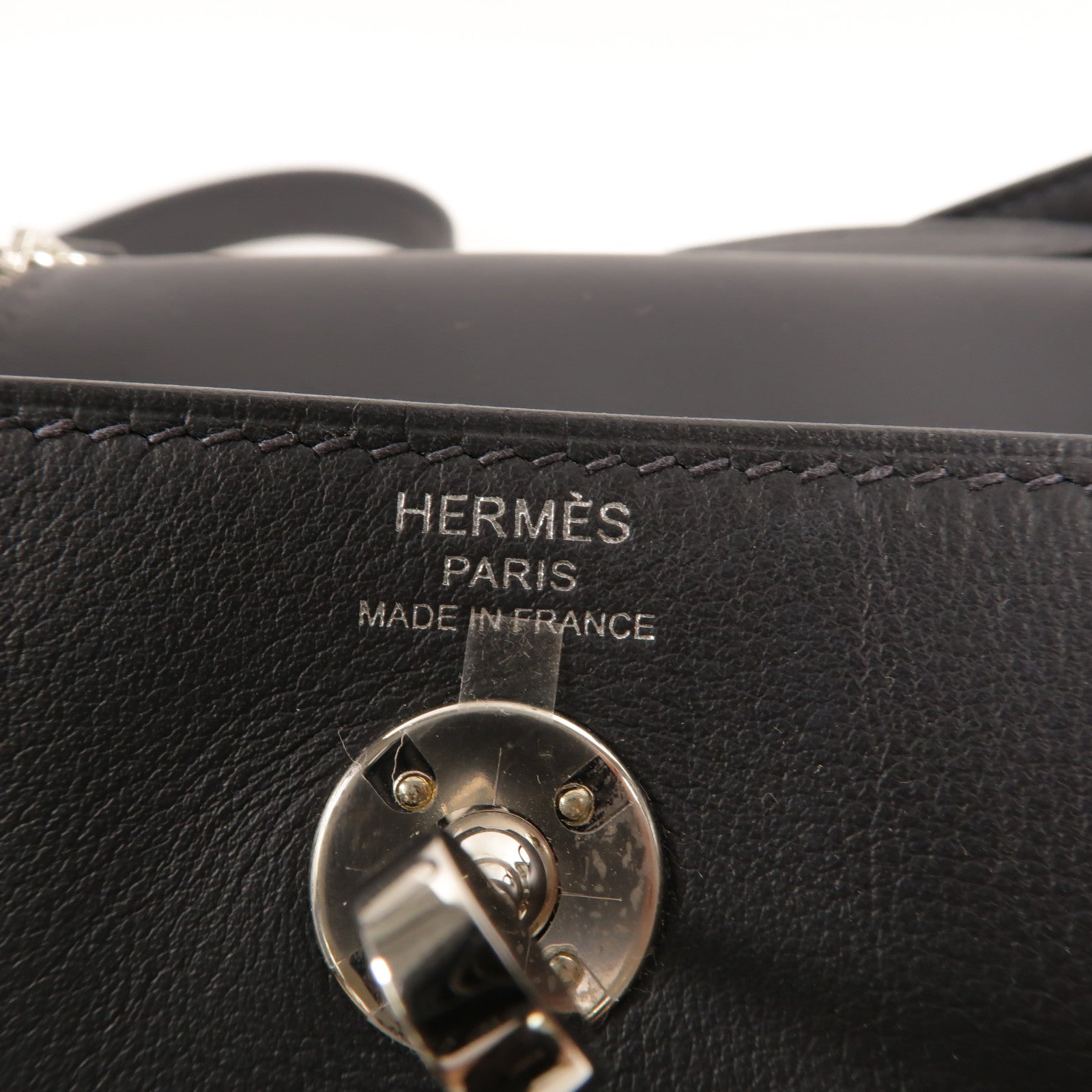 HERMES Swift皮革Mini Lindy金扣手挽肩背兩用袋Caban/Vert Vertigo