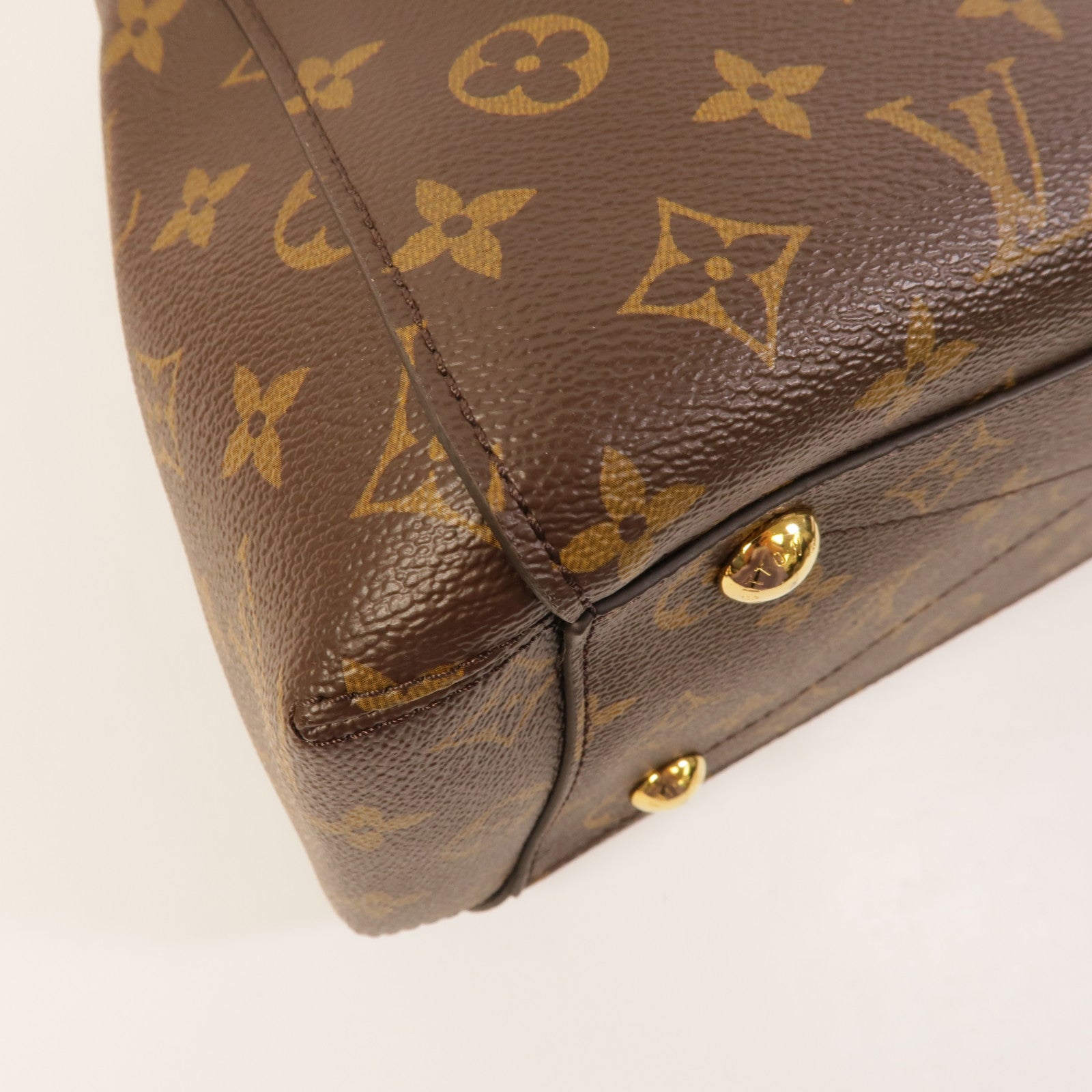 LOUIS VUITTON Monogram Montaigne MM金扣手挽肩背兩用袋