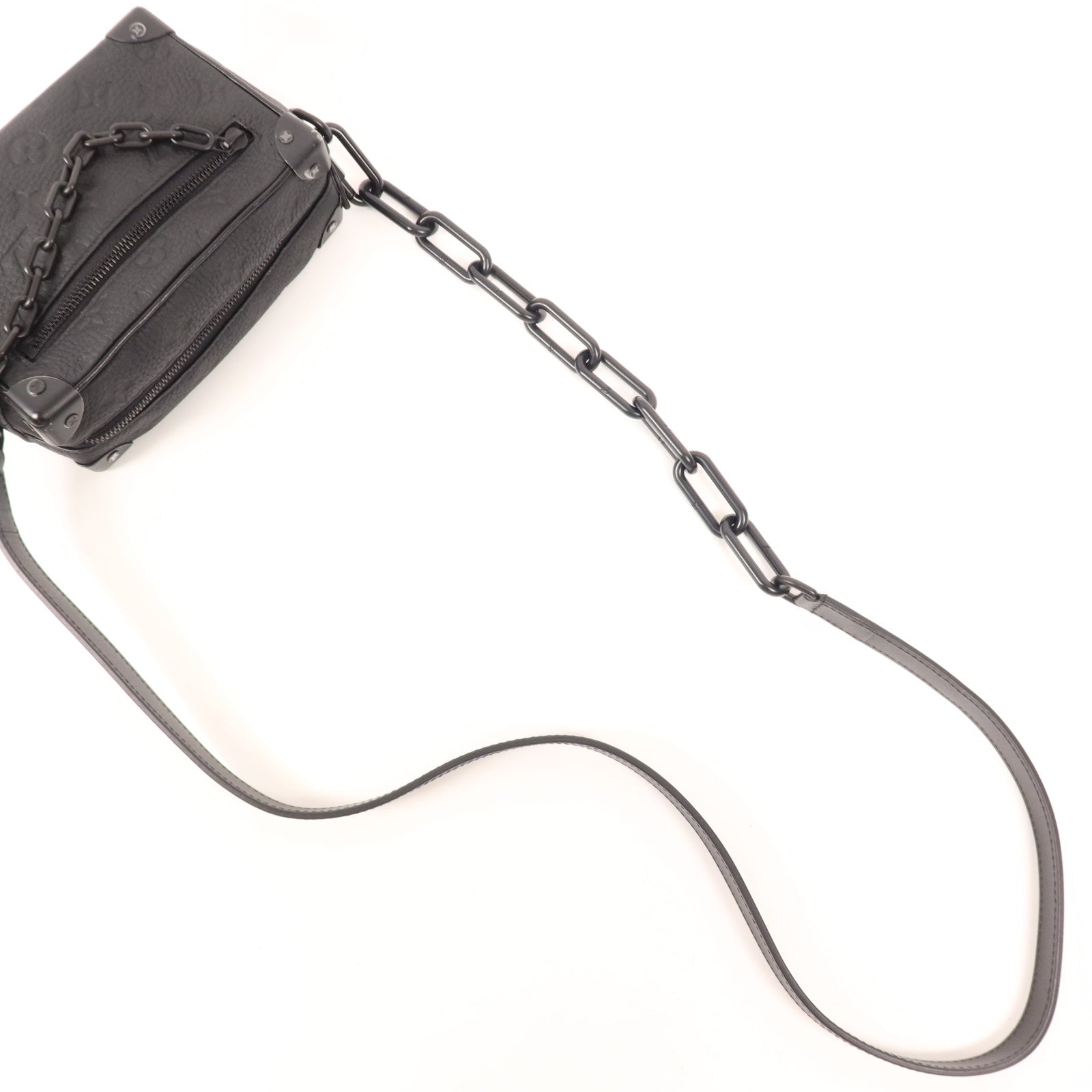 LOUIS VUITTON Monogram Taurillon Mini Soft Trunk肩背袋