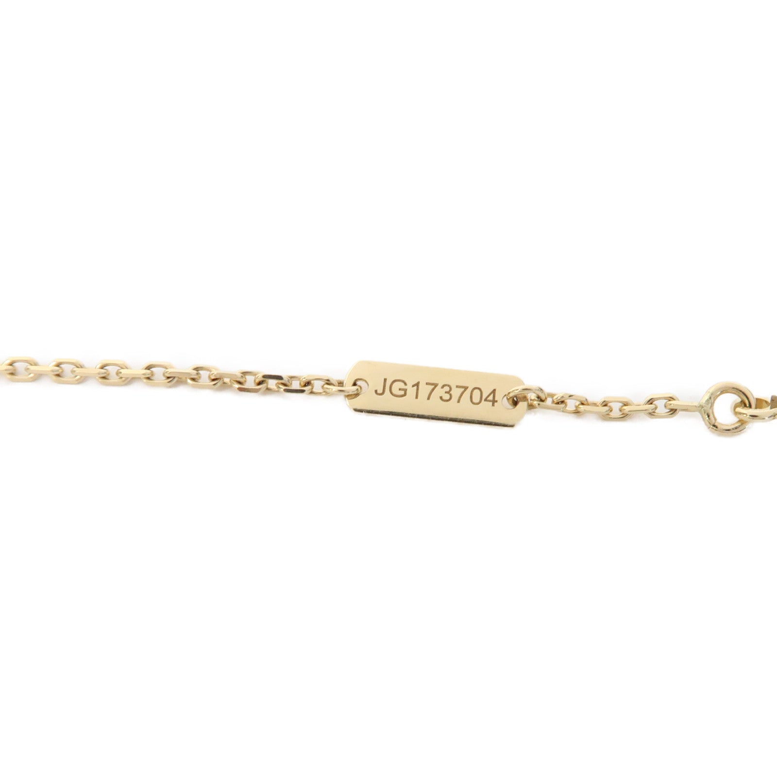 Van Cleef & Arpels 18黃金Necklace項鍊琥珀色