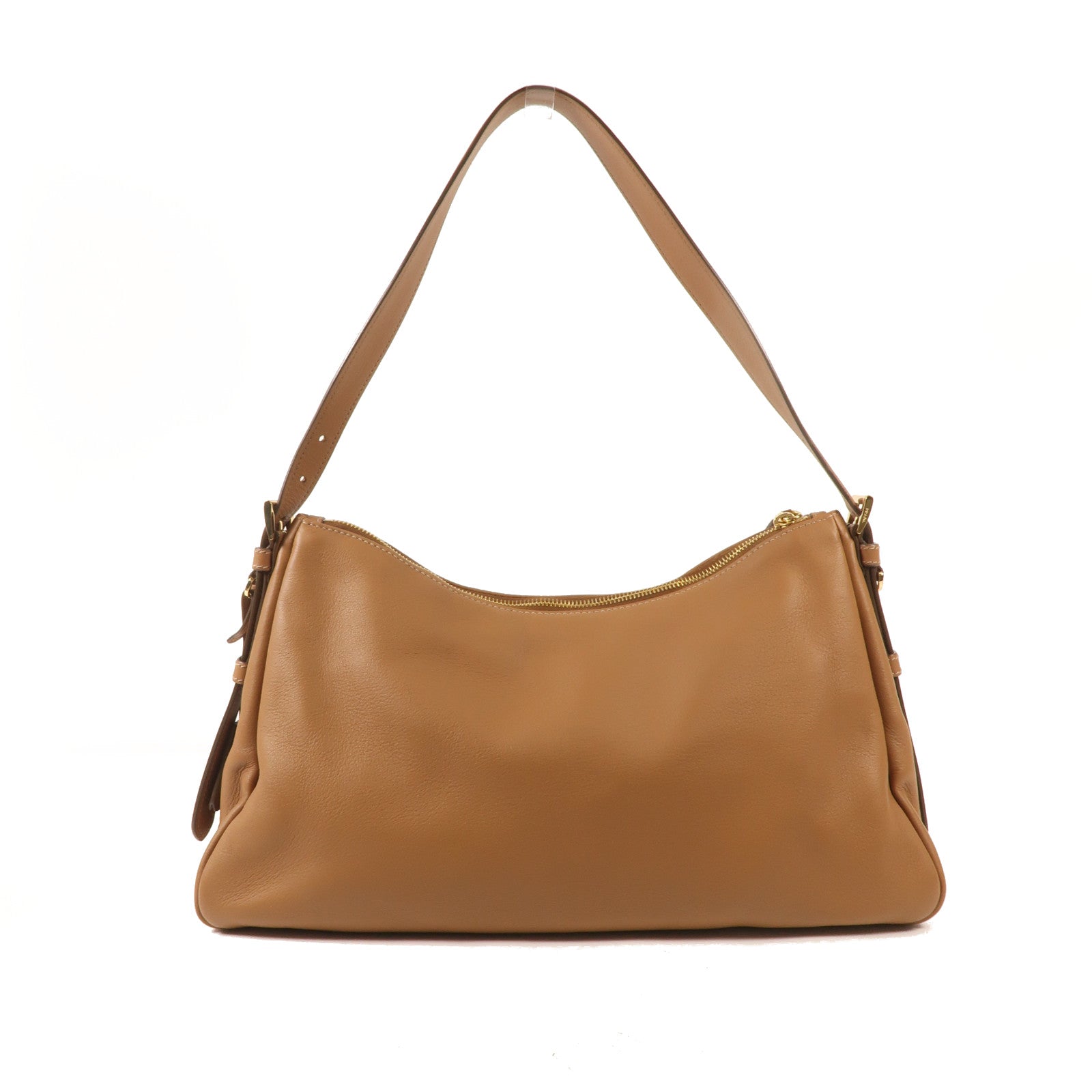 PRADA 牛皮皮革Aimee Medium Shoulder Bag金扣肩背袋