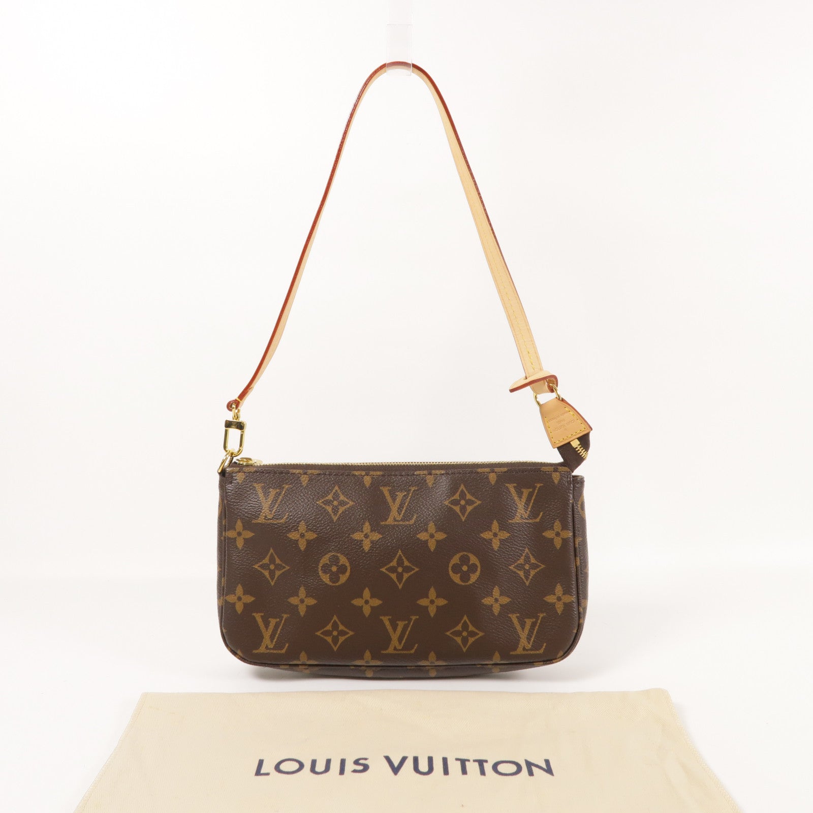 LOUIS VUITTON Monogram Pochette Accessoires金扣手拿包