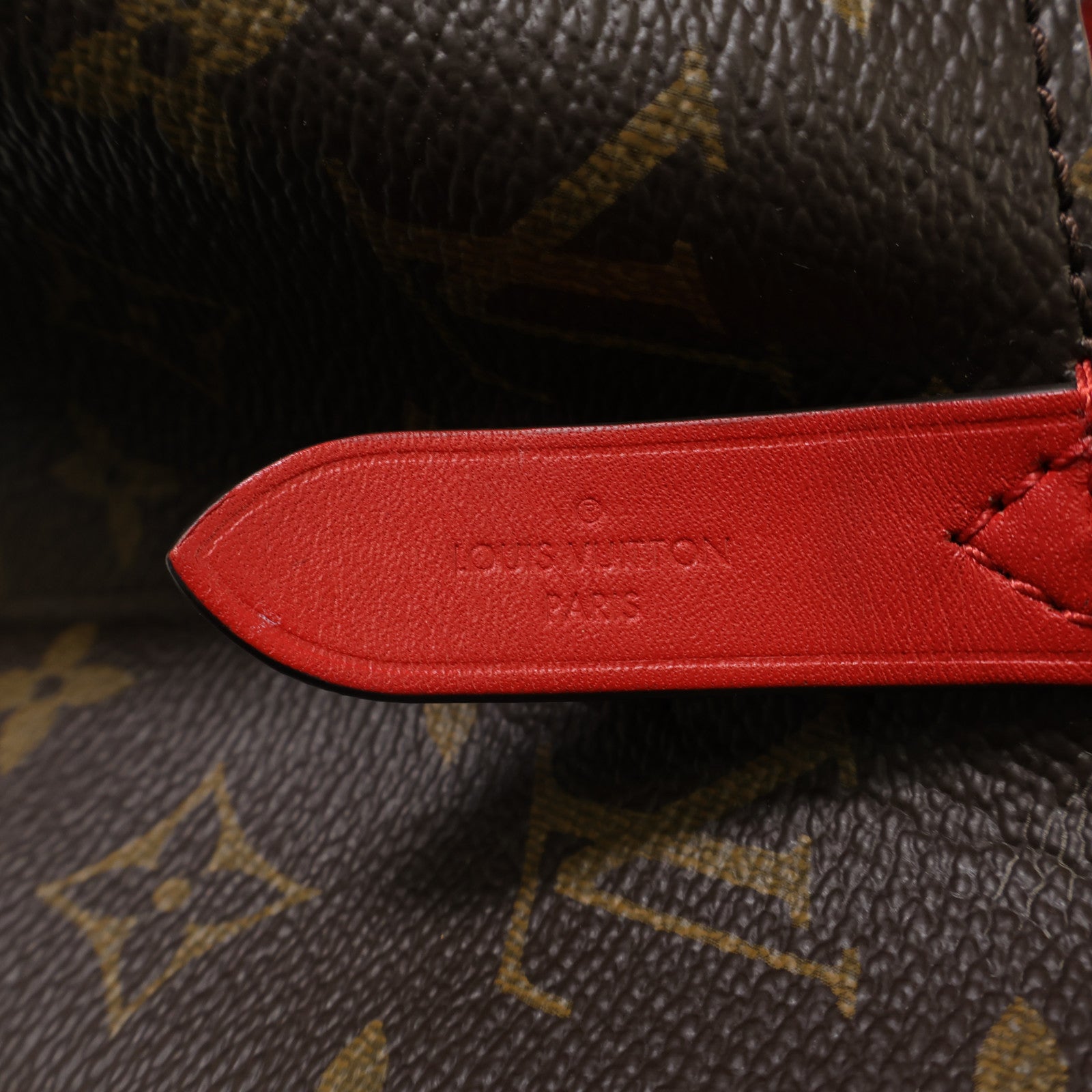 LOUIS VUITTON Monogram Neo Noe Bucket Bag金扣肩背袋Coquelicot