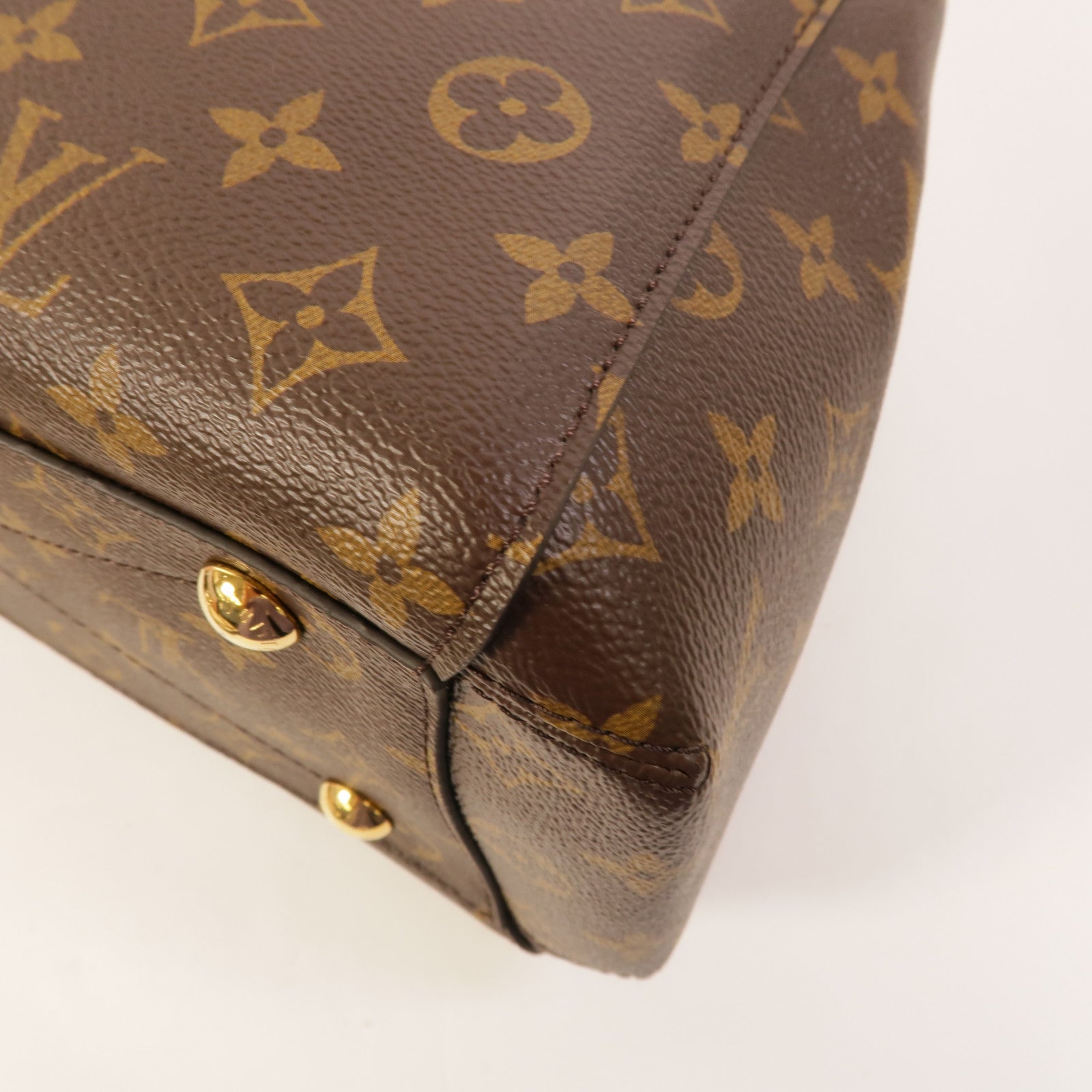 LOUIS VUITTON Monogram Montaigne MM金扣手挽肩背兩用袋