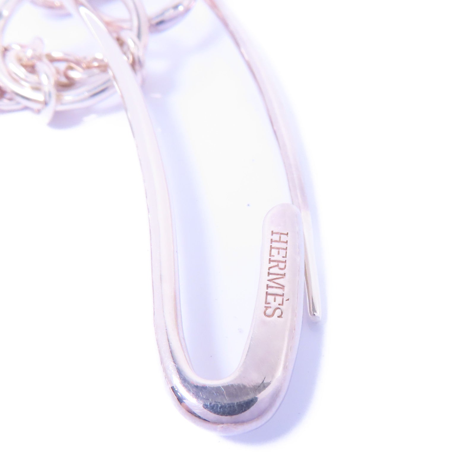 HERMES 925純銀Punk Anchor Chain Necklace 168cm項鍊