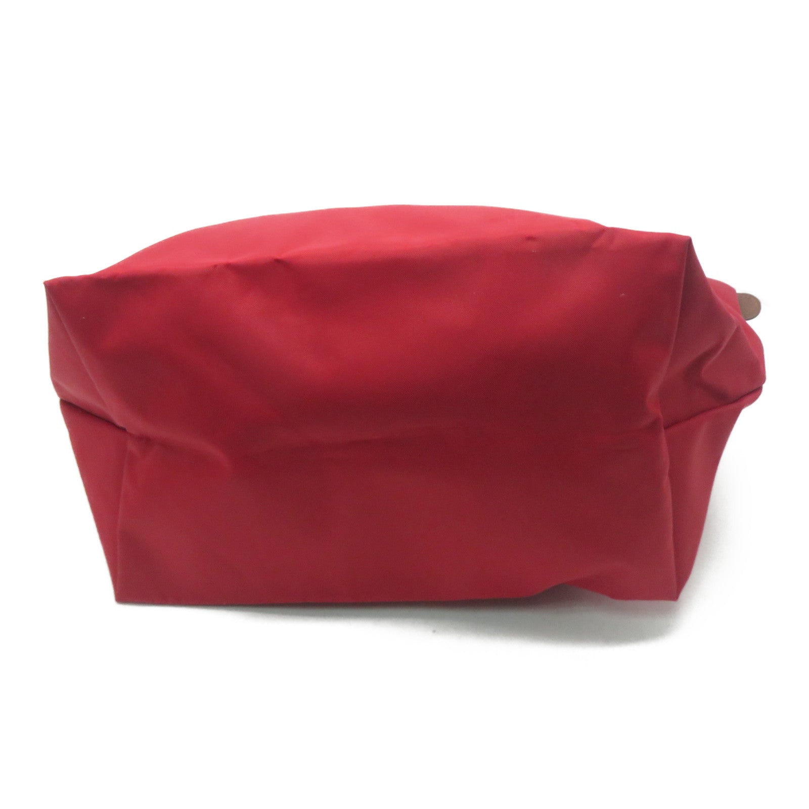Longchamp 【激減優惠】尼龍/皮革Shoulder Bag金扣肩背袋紅色