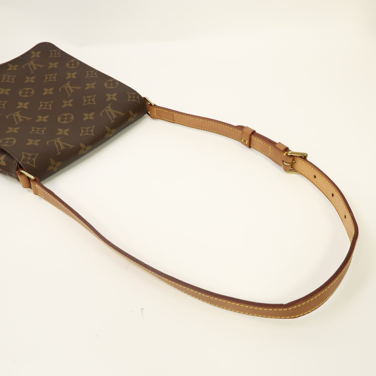 LOUIS VUITTON 【激減優惠】Monogram Musette Salsa金扣肩背袋啡色