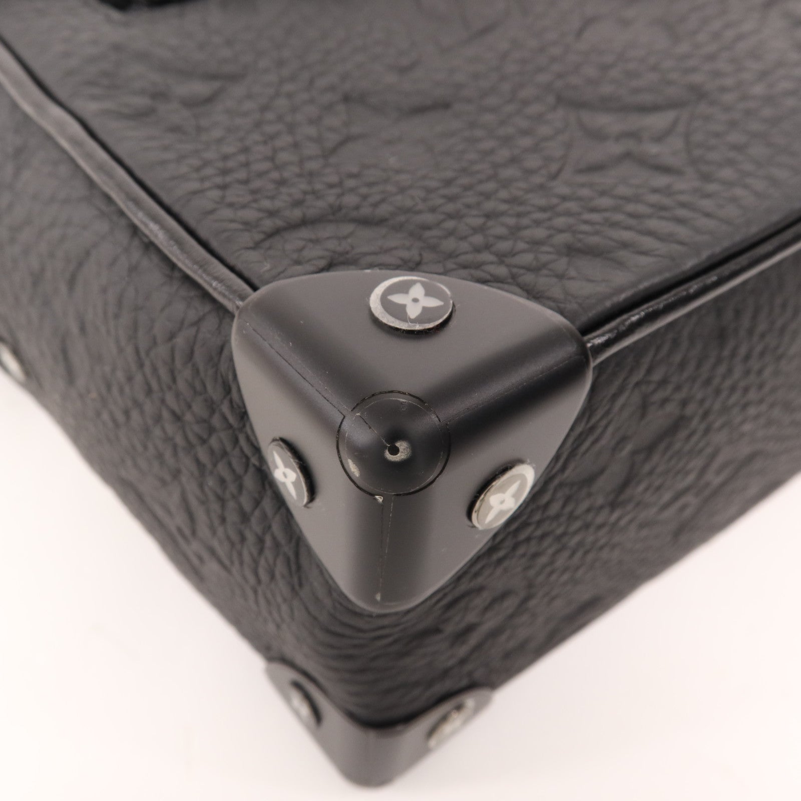 LOUIS VUITTON Monogram Taurillon Mini Soft Trunk肩背袋