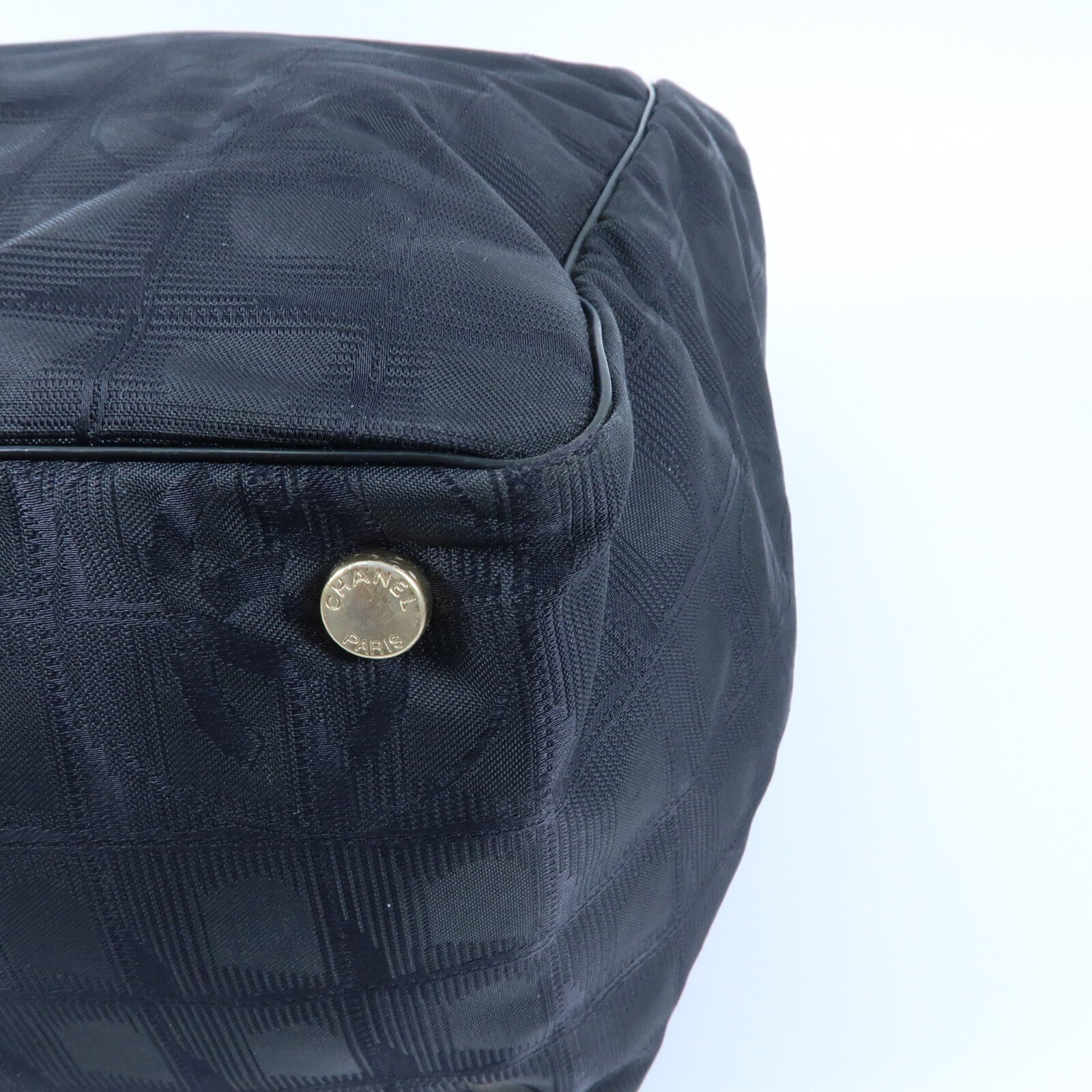 CHANEL 尼龍Travel Line Tote Bag金扣手挽袋