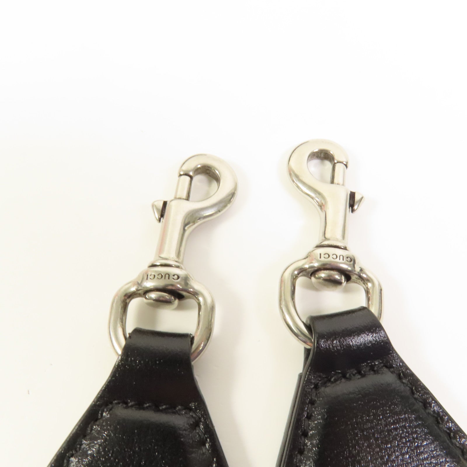 GUCCI 塗層帆布Shoulder Bag銀扣肩背袋