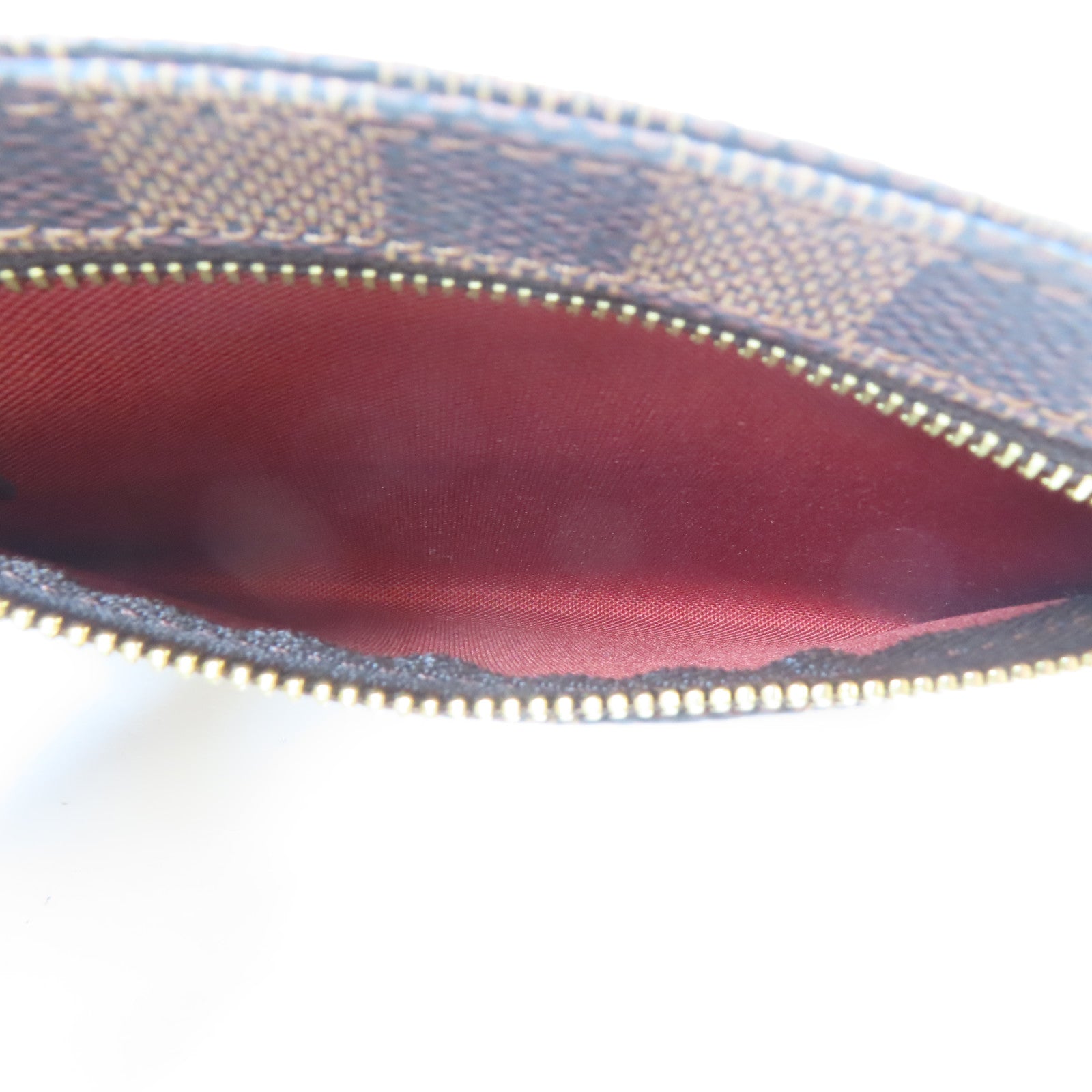 LOUIS VUITTON Damier Ebene Clifton金扣肩背袋啡色
