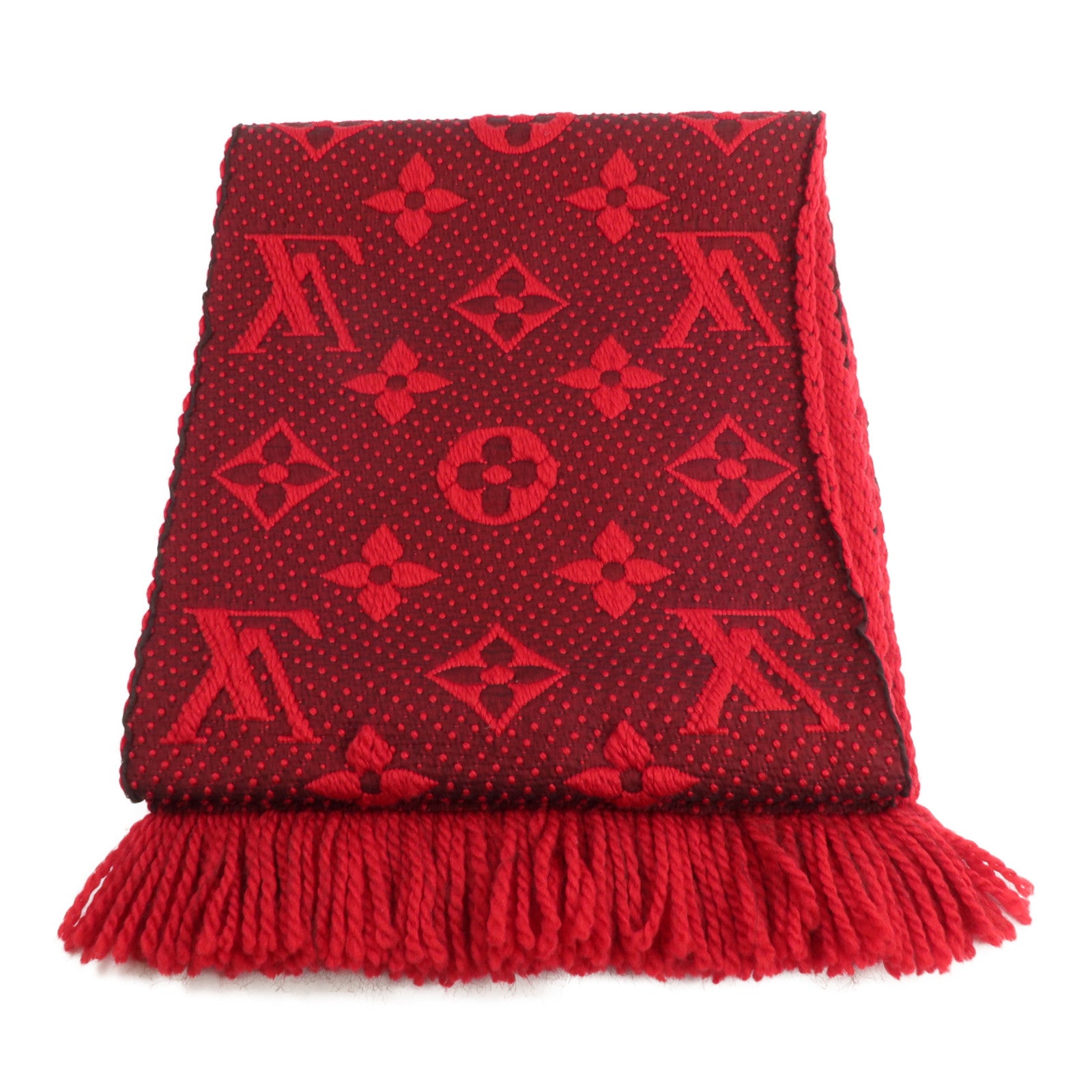 LOUIS VUITTON 羊毛/絲質Scarf 174x31cm圍巾