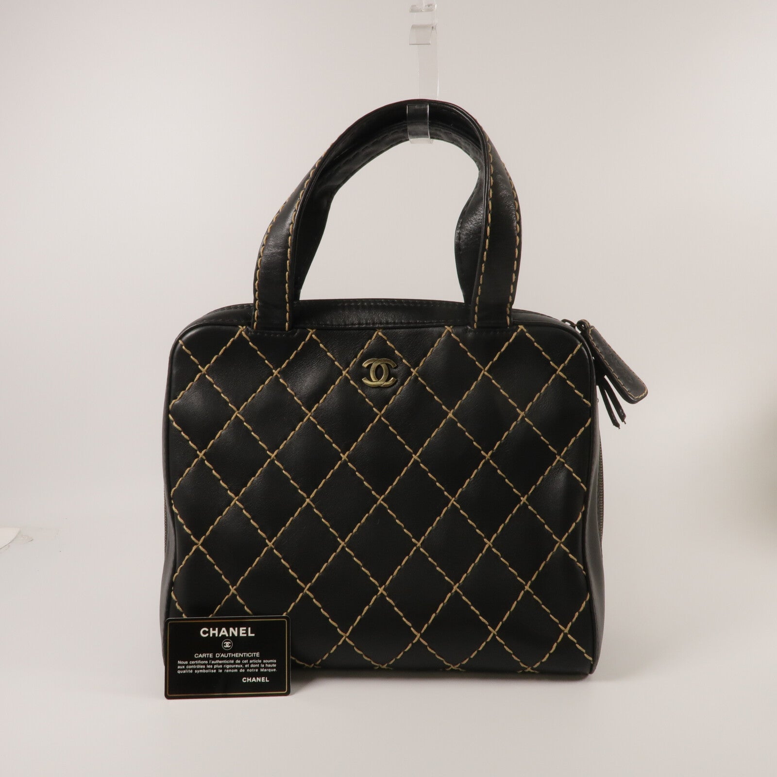 CHANEL 牛皮皮革Vintage Totebag手挽袋