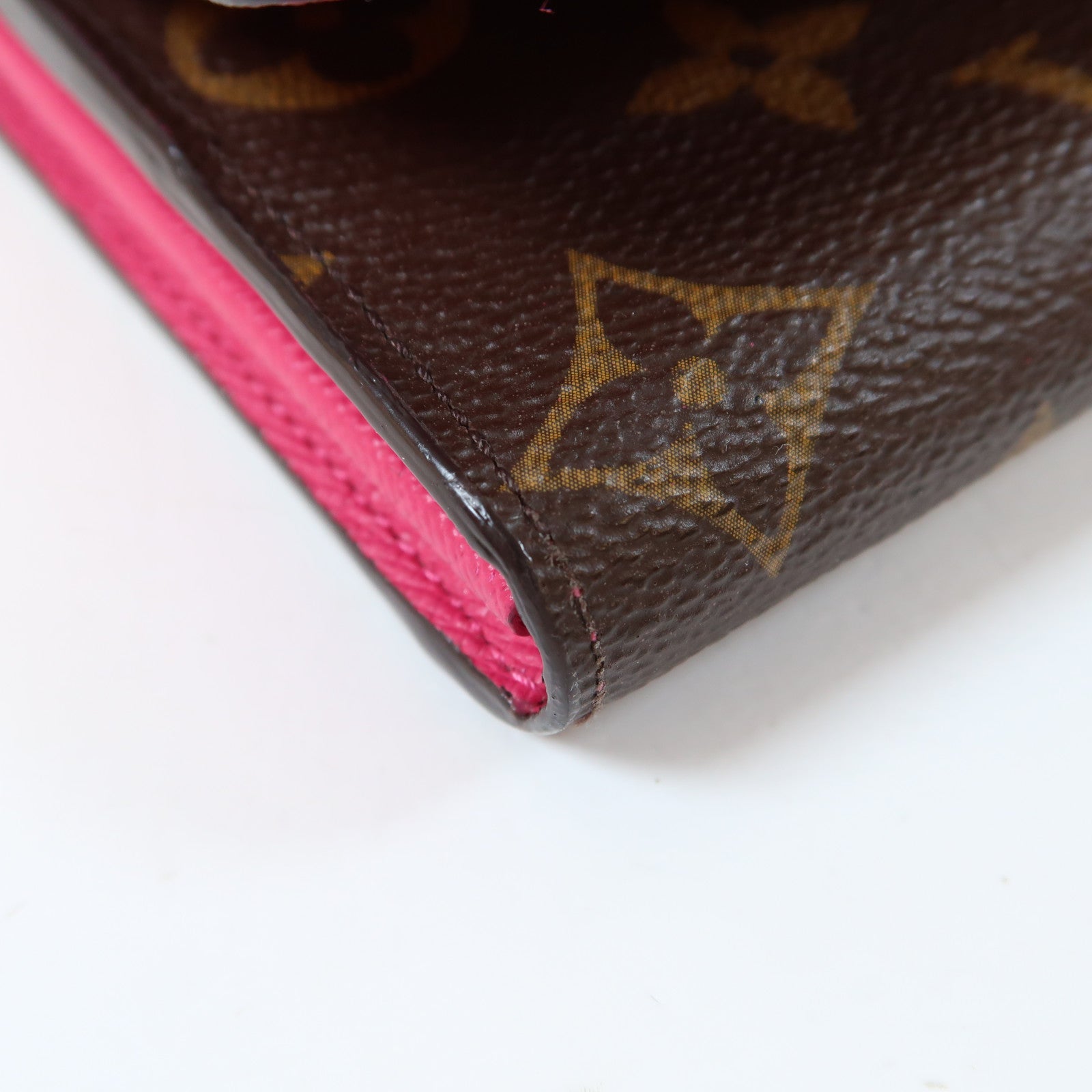 LOUIS VUITTON Monogram Sarah Wallet金扣長錢包啡色