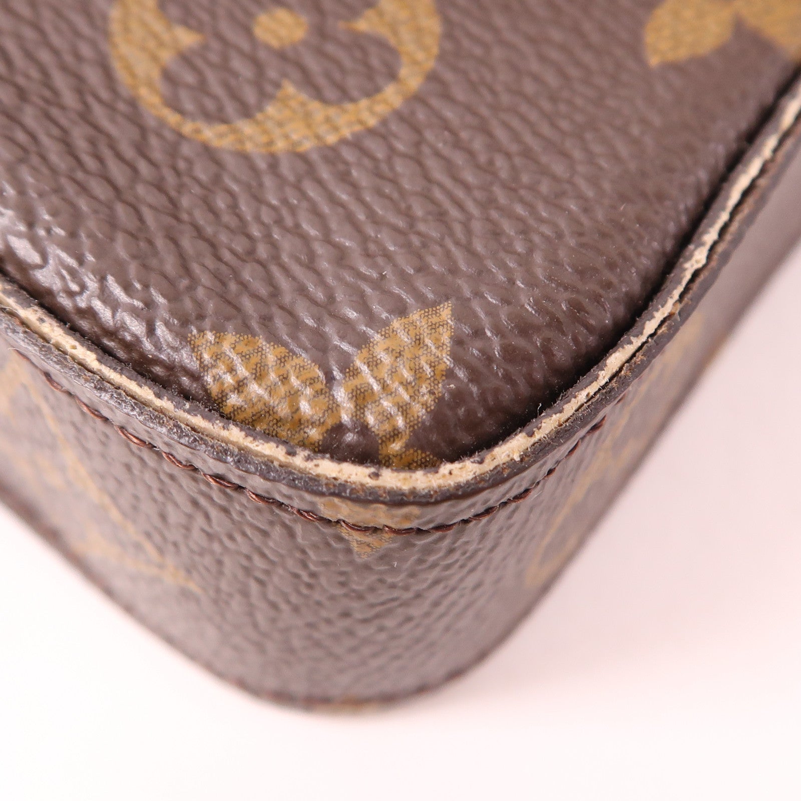 LOUIS VUITTON LV GHW Pochette Felicie Chain Shoulder Bag M61276 Monogram Brown