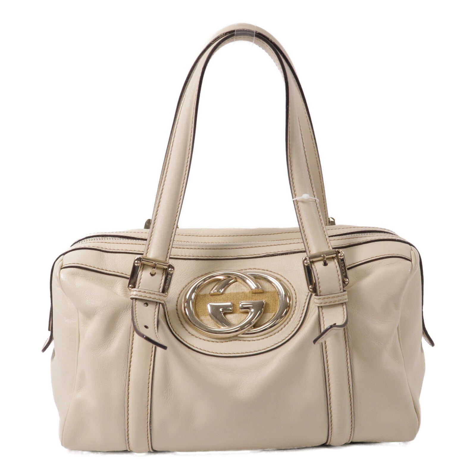 GUCCI 牛皮皮革Boston Bag手挽袋