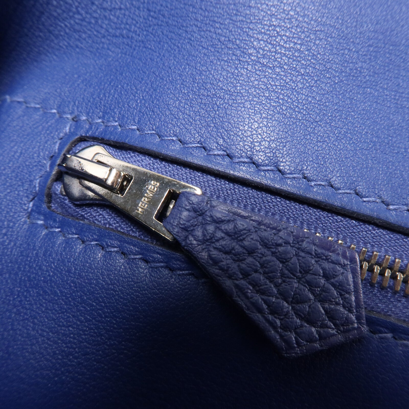 HERMES Togo皮革24/24 29cm手挽肩背兩用袋Bleu Brighton