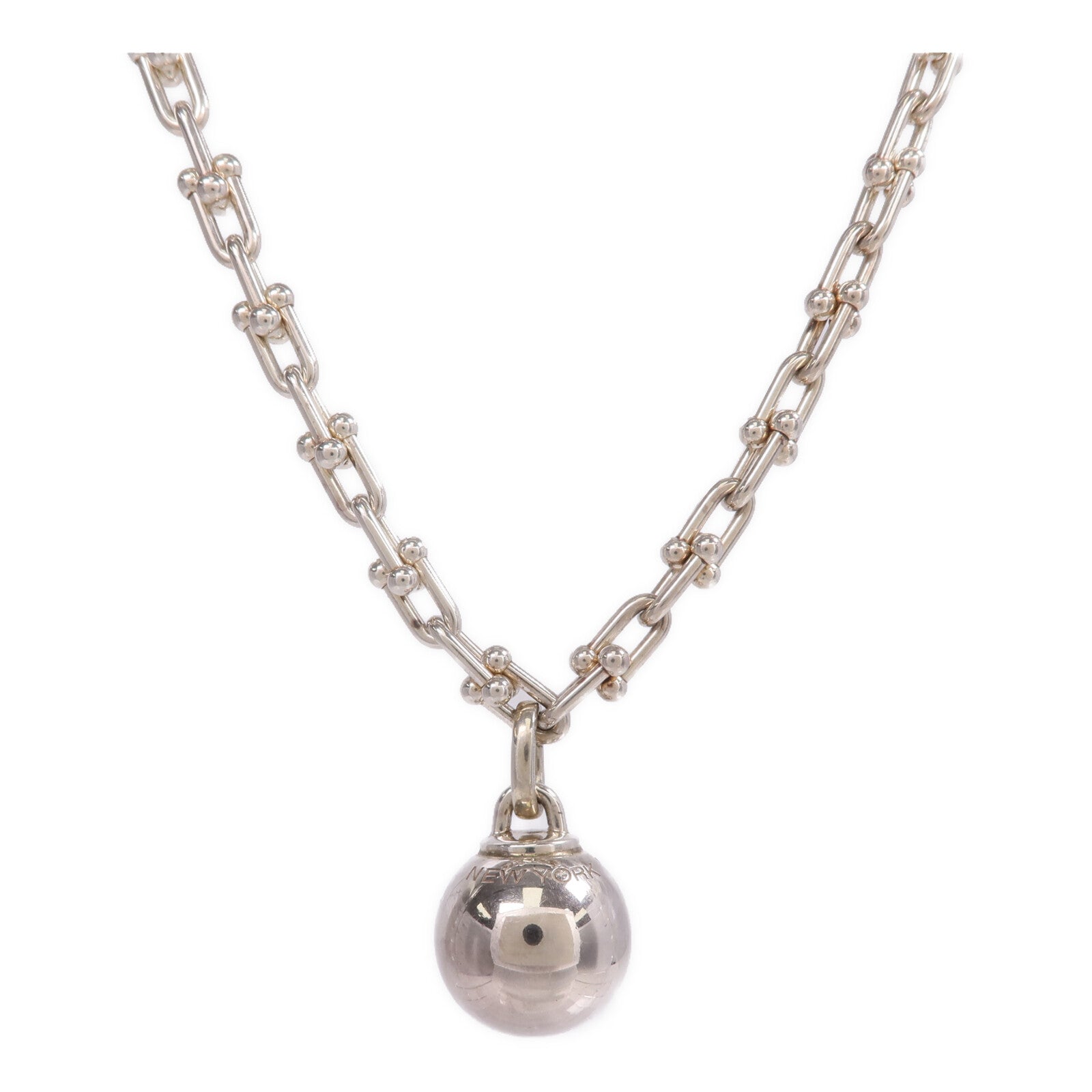TIFFANY＆CO 925純銀Hardwear Wrap Necklace項鍊