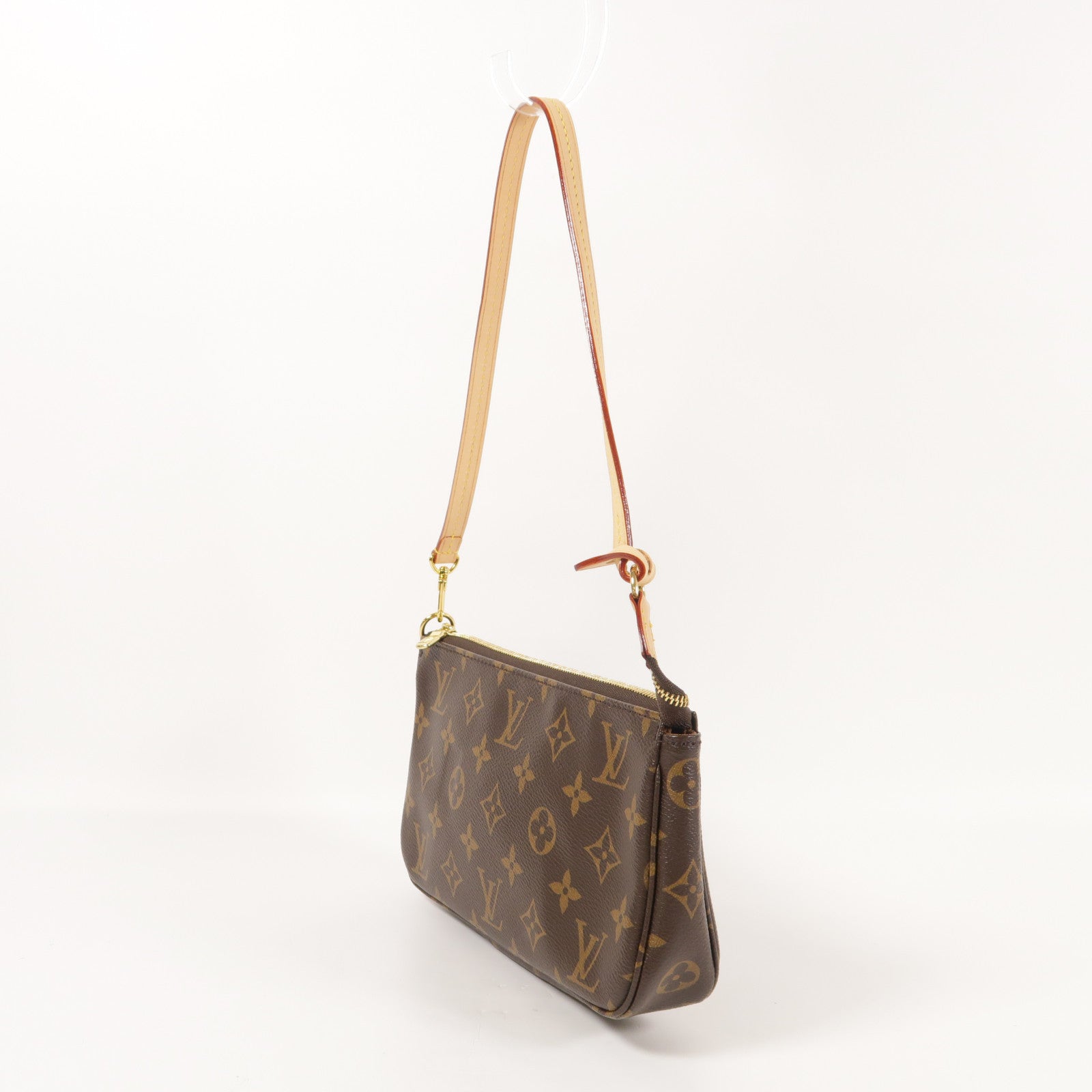 LOUIS VUITTON Monogram Pochette Accessoires金扣手拿包