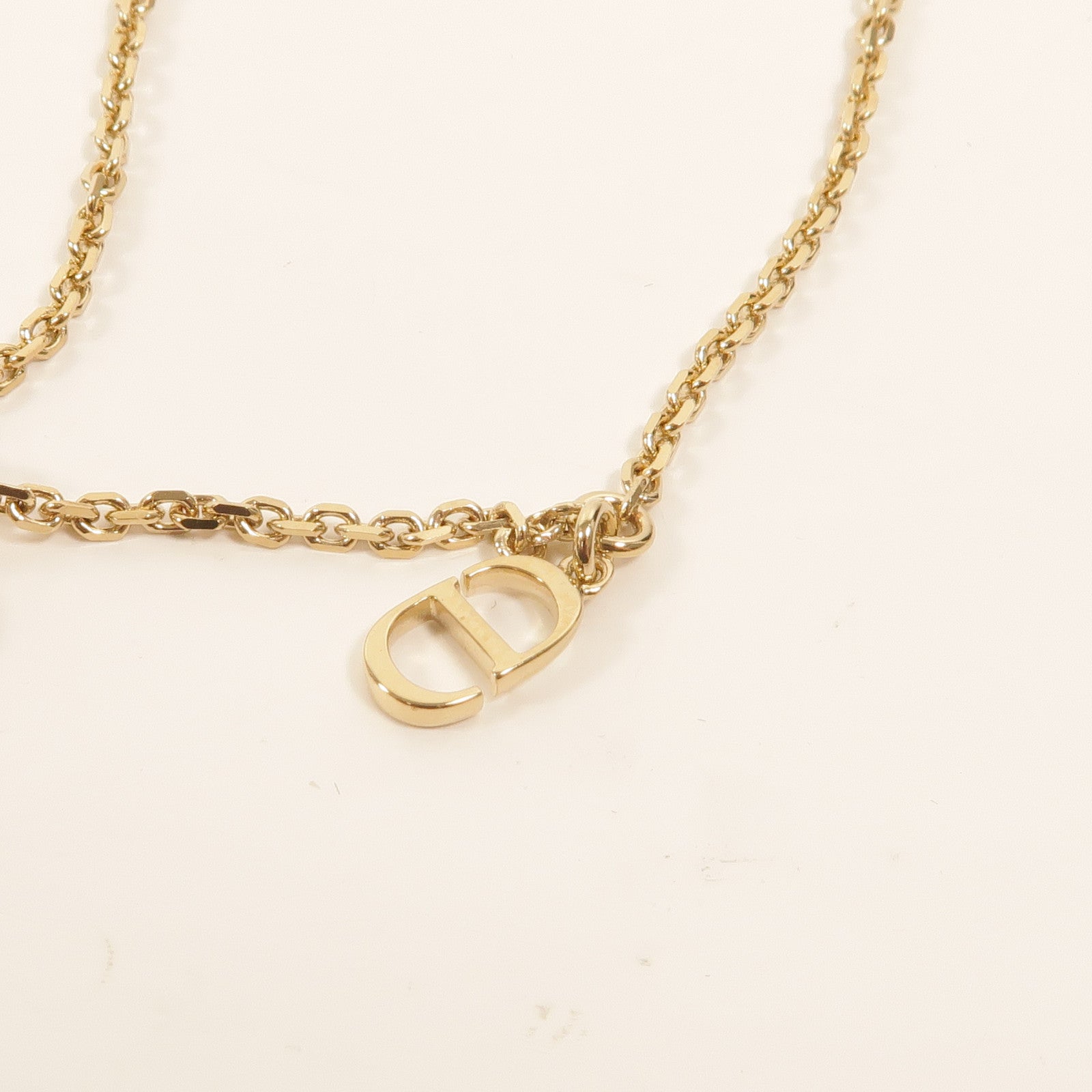 Dior 金屬Gold Bee and Star Double Necklace項鍊