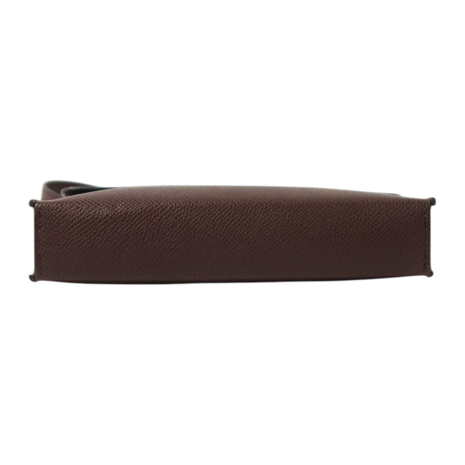 HERMES Epsom Hermesnap Wallet銀扣肩背袋Rouge Sellier