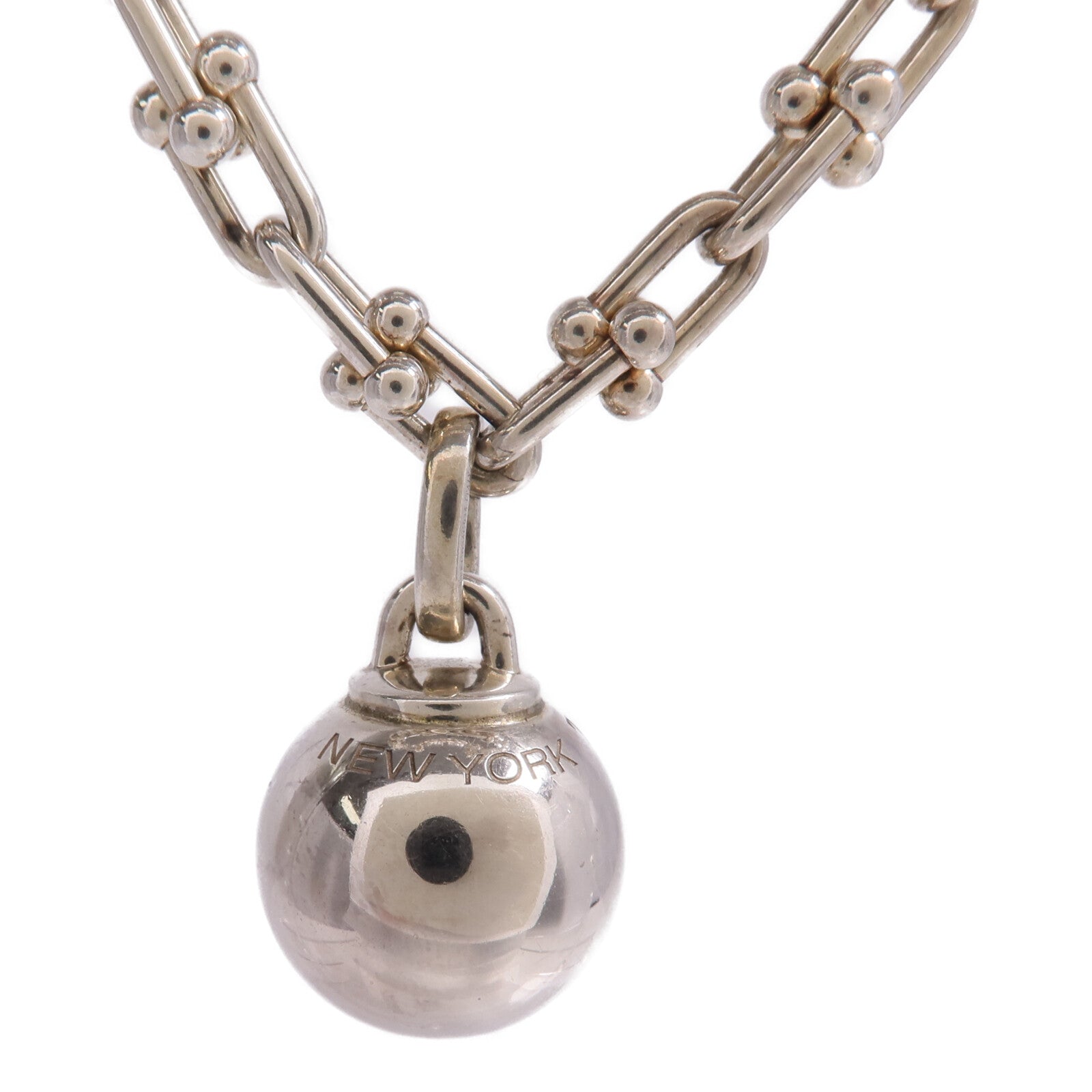 TIFFANY＆CO 925純銀Hardwear Wrap Necklace項鍊
