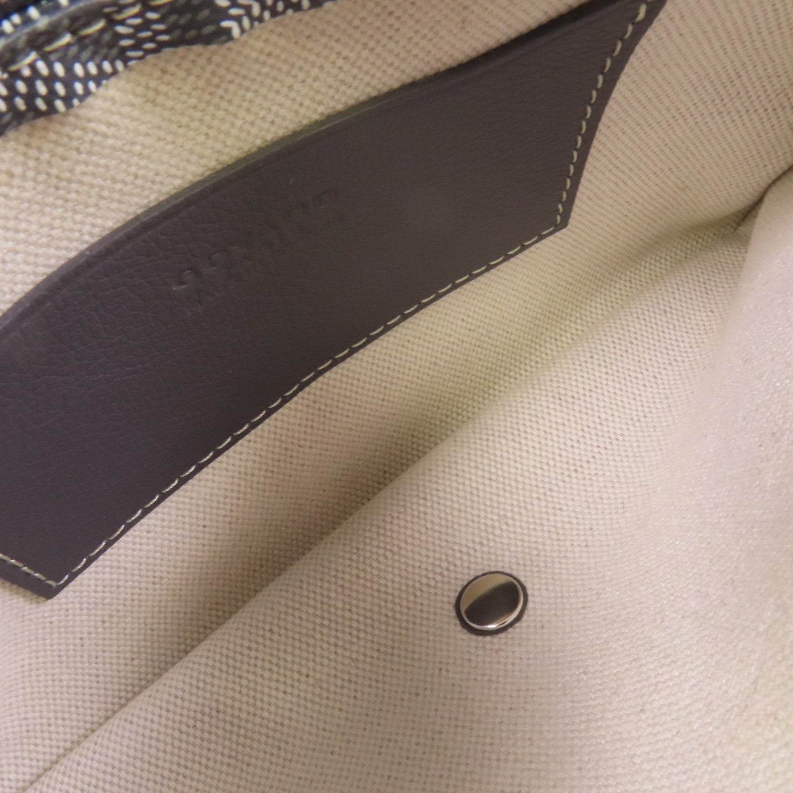 GOYARD 塗層帆布Plumet Pocket Wallet銀扣錢包肩背兩用袋