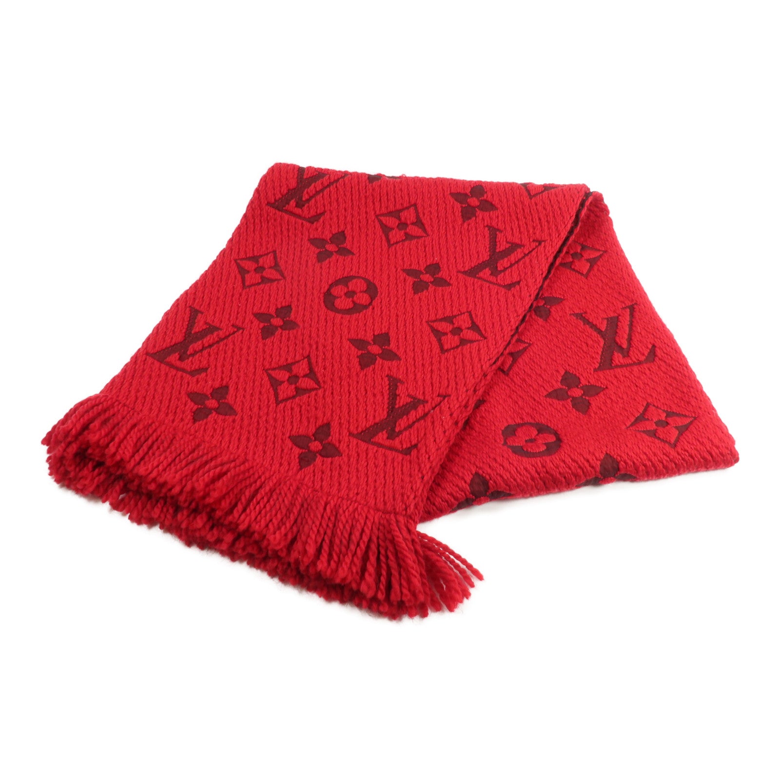 LOUIS VUITTON 羊毛/絲質Scarf 174x31cm圍巾