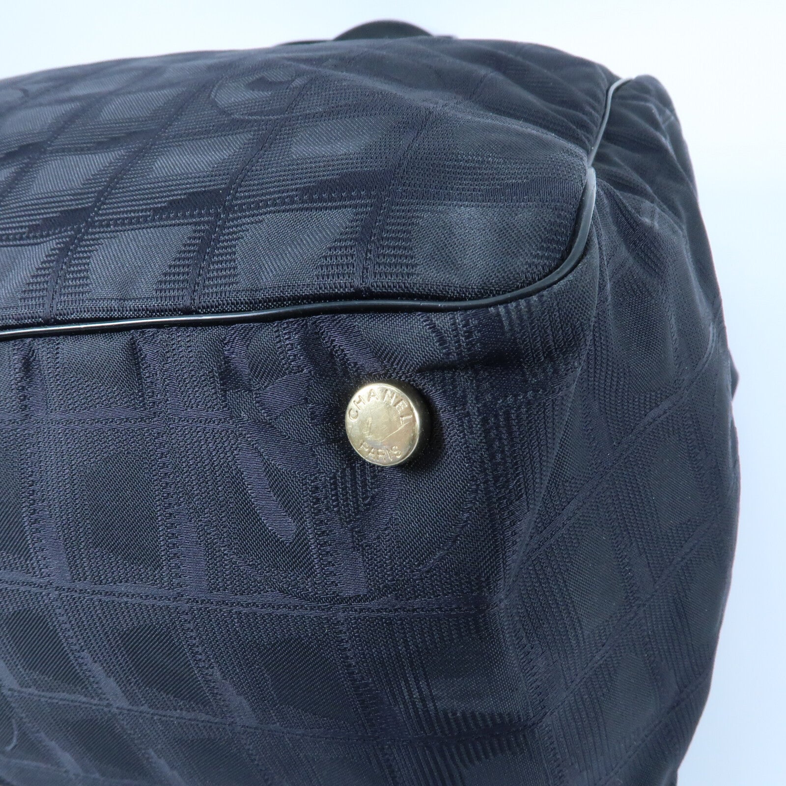 CHANEL 尼龍Travel Line Tote Bag金扣手挽袋