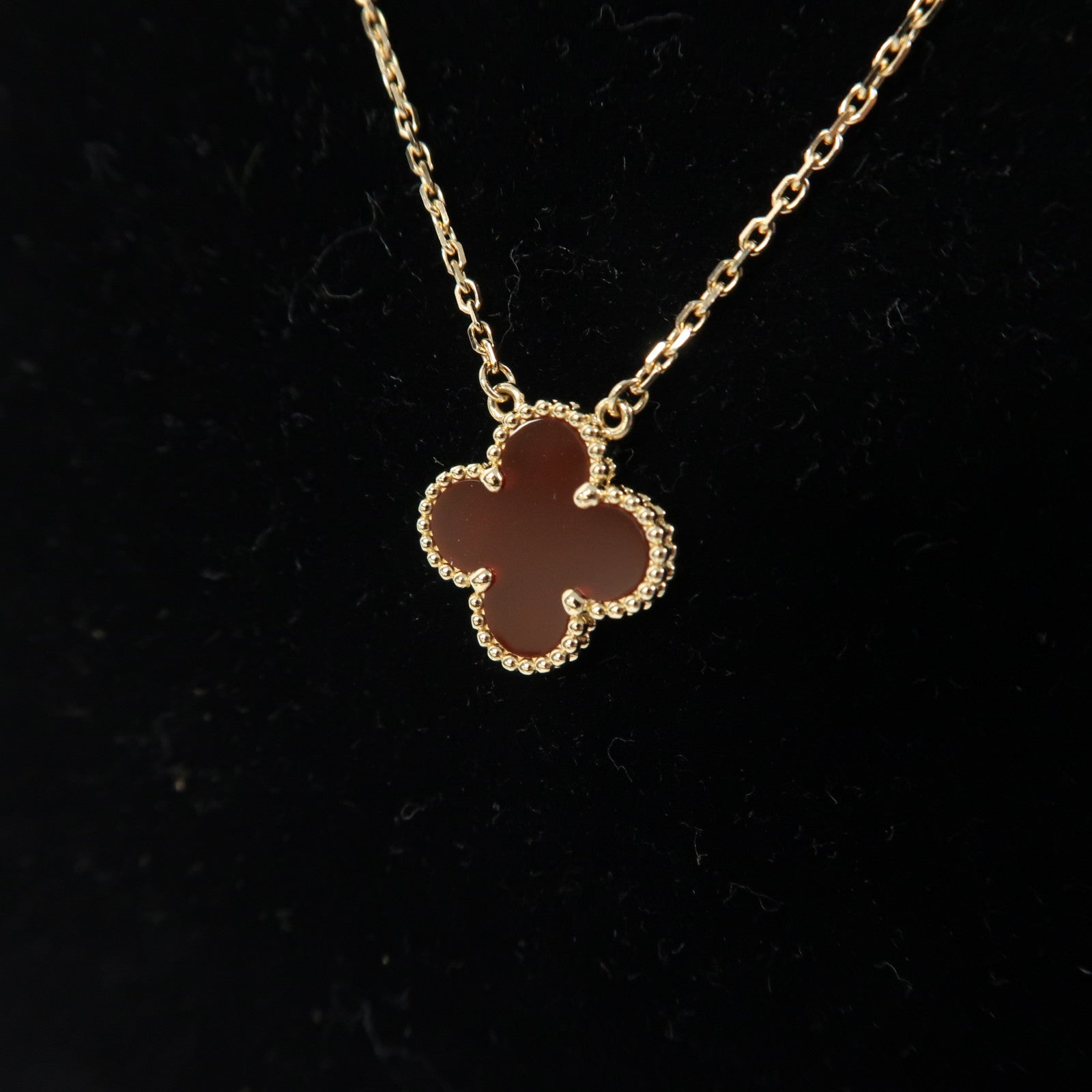 Van Cleef & Arpels 18黃金Necklace項鍊琥珀色