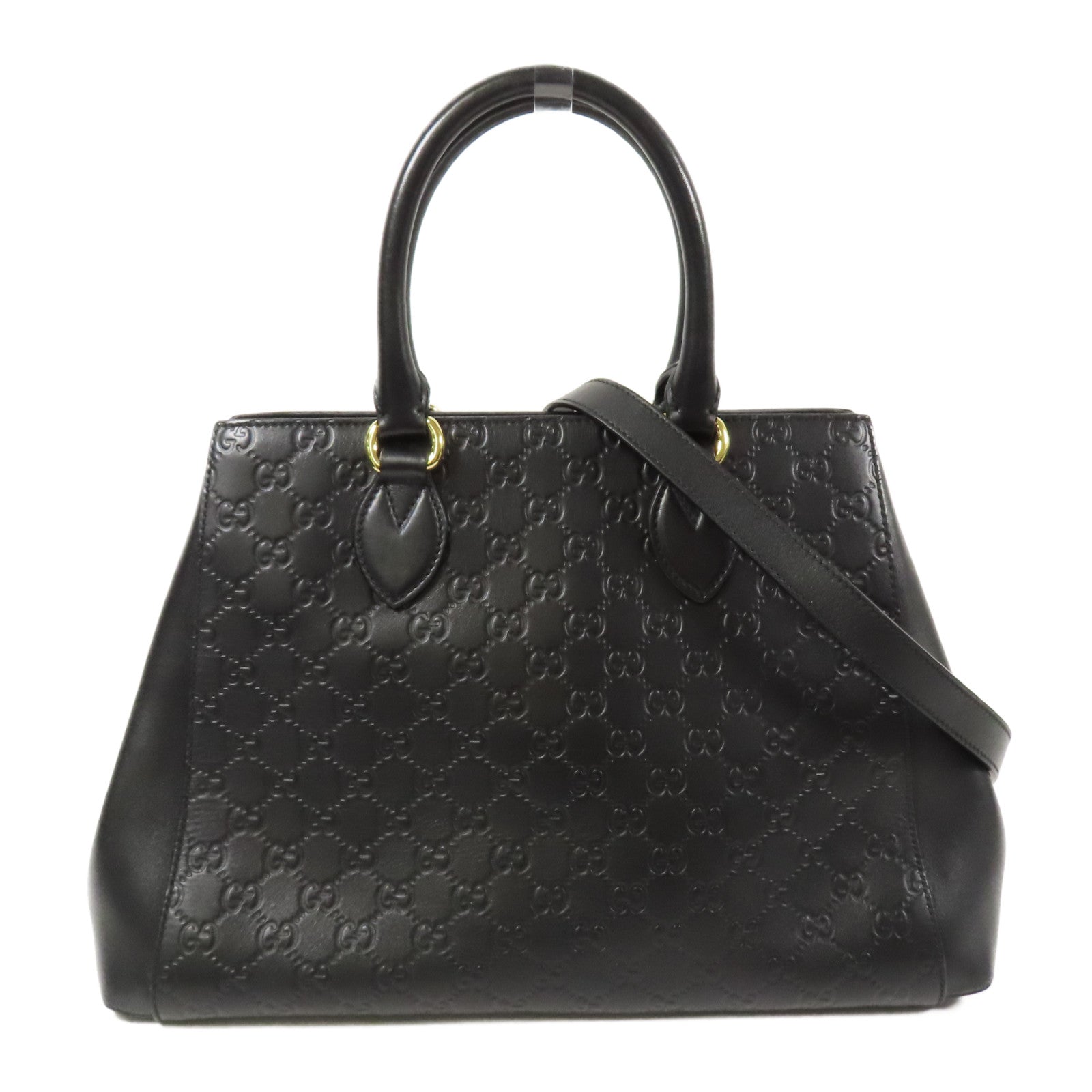 GUCCI 牛皮皮革Guccissima金扣手挽肩背兩用袋