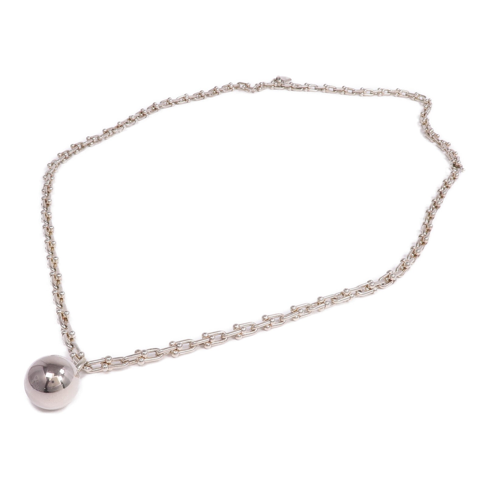 TIFFANY＆CO 925純銀Hardwear Wrap Necklace項鍊