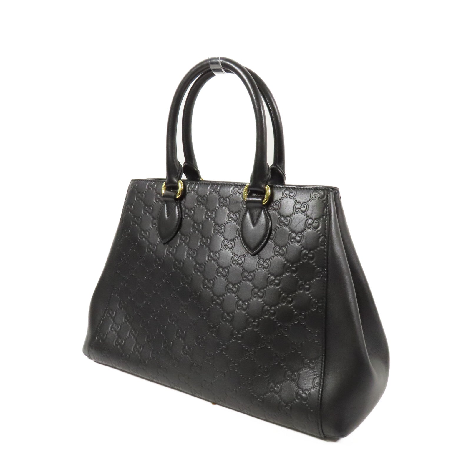 GUCCI 牛皮皮革Guccissima金扣手挽肩背兩用袋