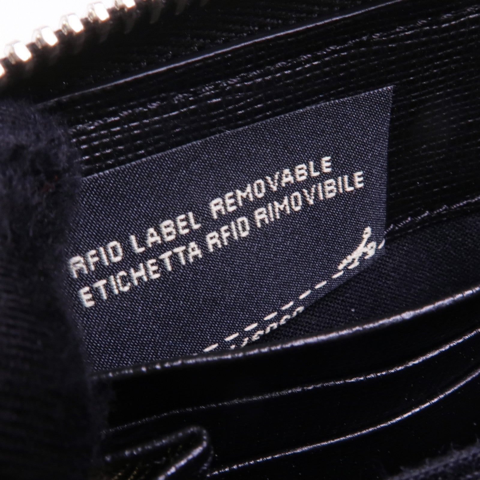 FENDI 牛皮皮革/毛皮Long Wallet銀扣長錢包