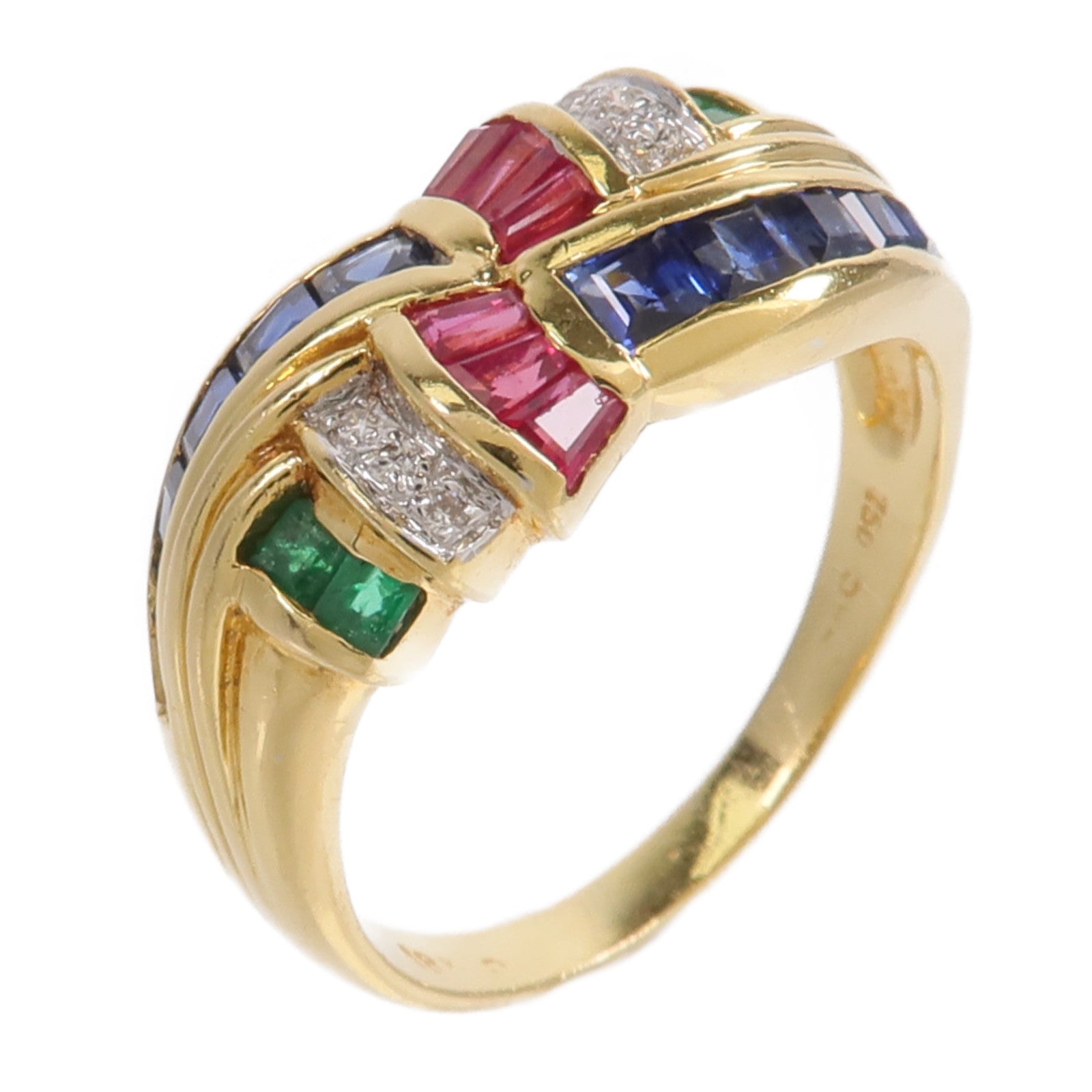 JEWELRY 18K白金/黃金Ring鑽石戒指