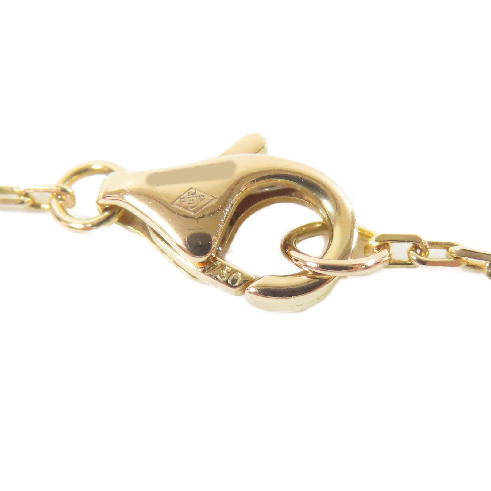 CARTIER 18K白金/18K黃金Trinity Heart Necklace項鍊#42cm