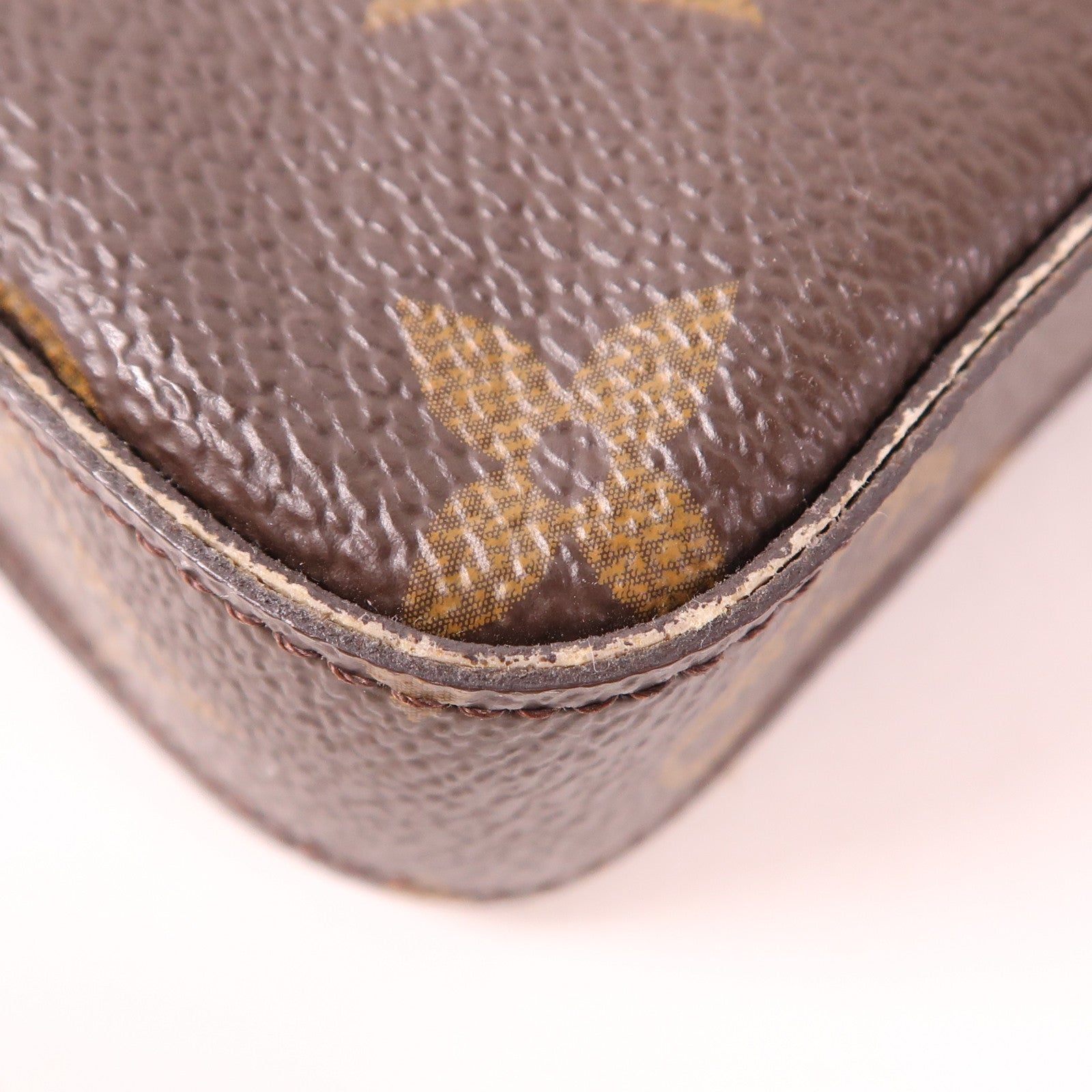 LOUIS VUITTON LV GHW Pochette Felicie Chain Shoulder Bag M61276 Monogram Brown