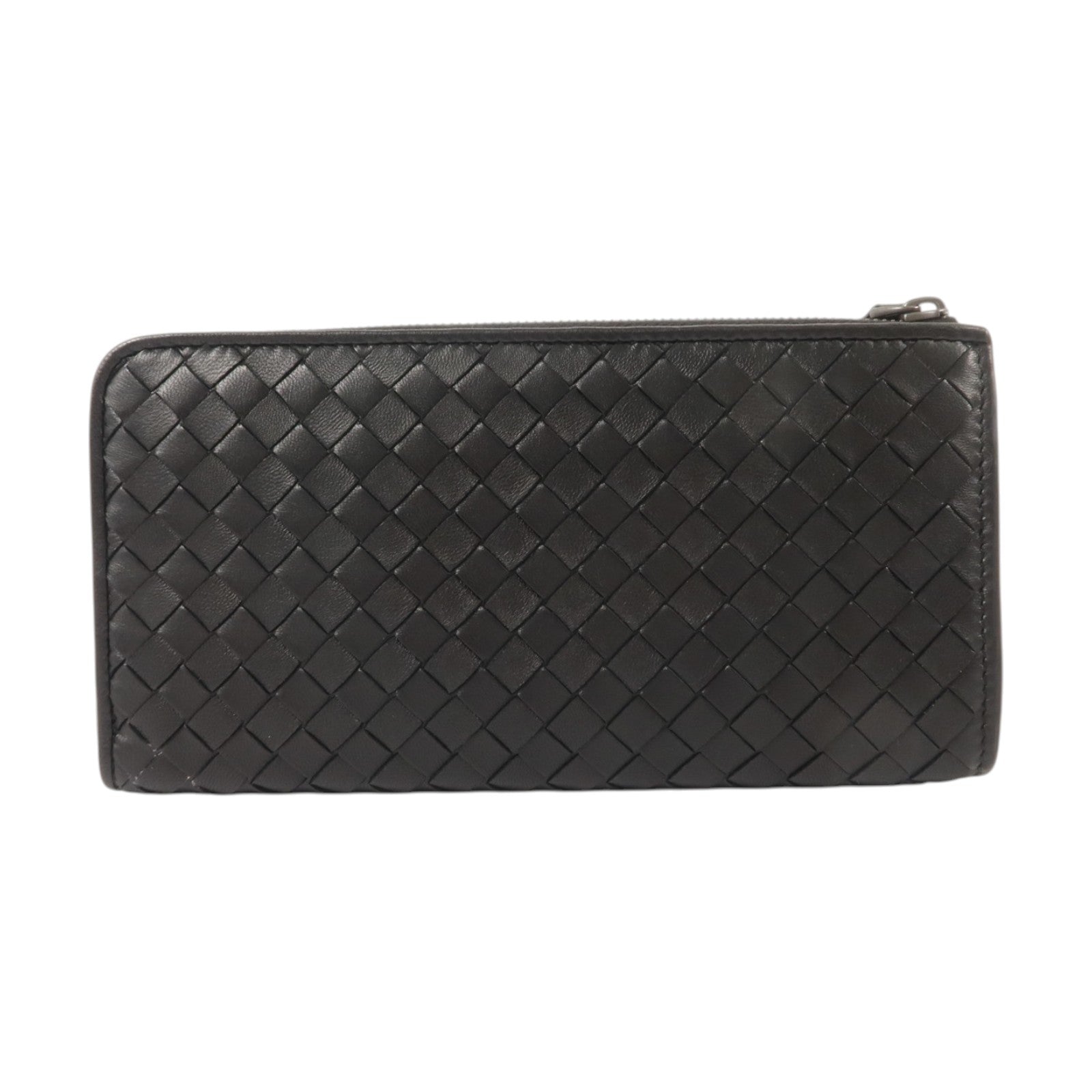 BOTTEGA VENETA 羊皮皮革Zipper Long Wallet長錢包