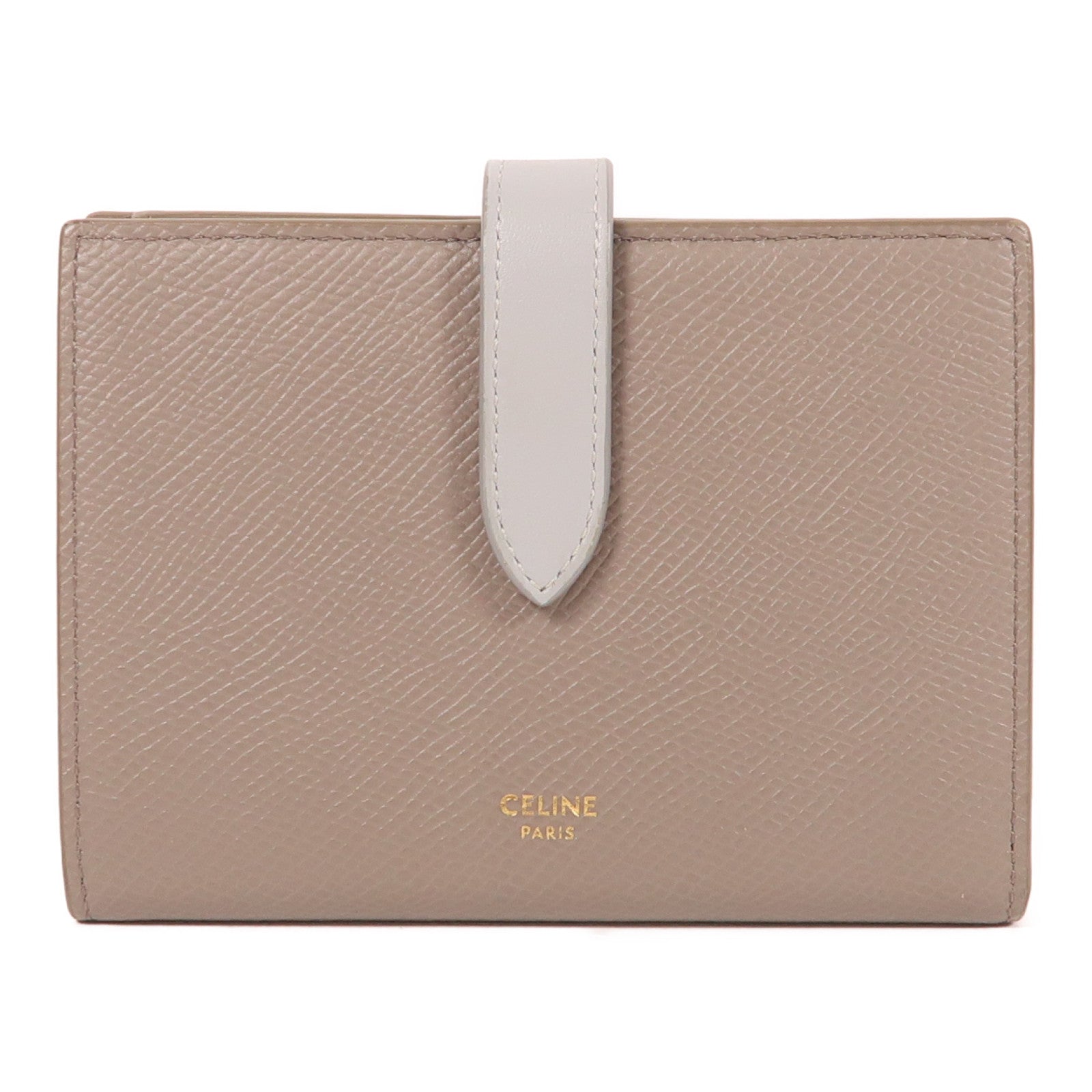 CELINE 牛皮皮革Wallet金扣錢包