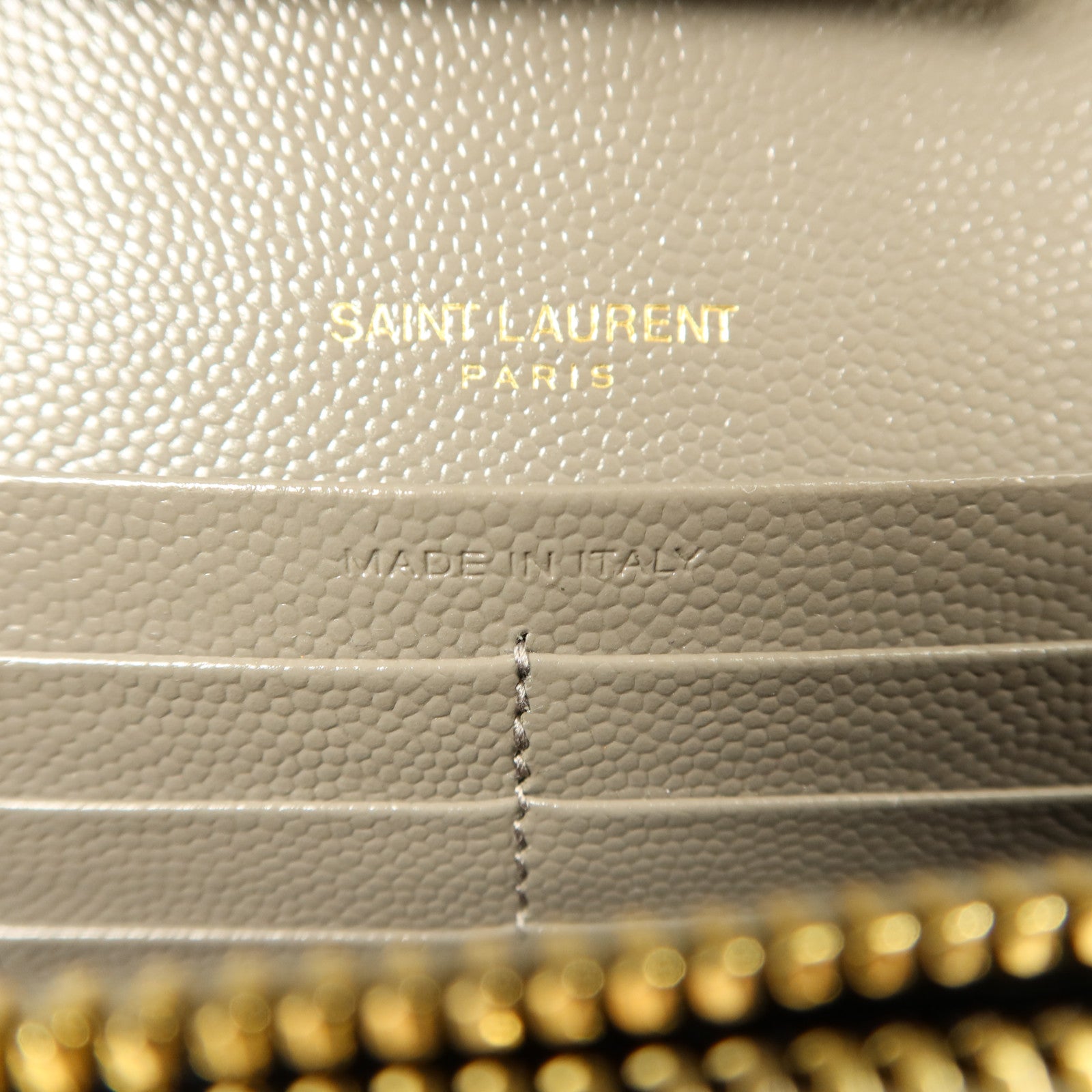 SAINT LAURENT 牛皮皮革Cassandre Envelope鏈帶肩背袋