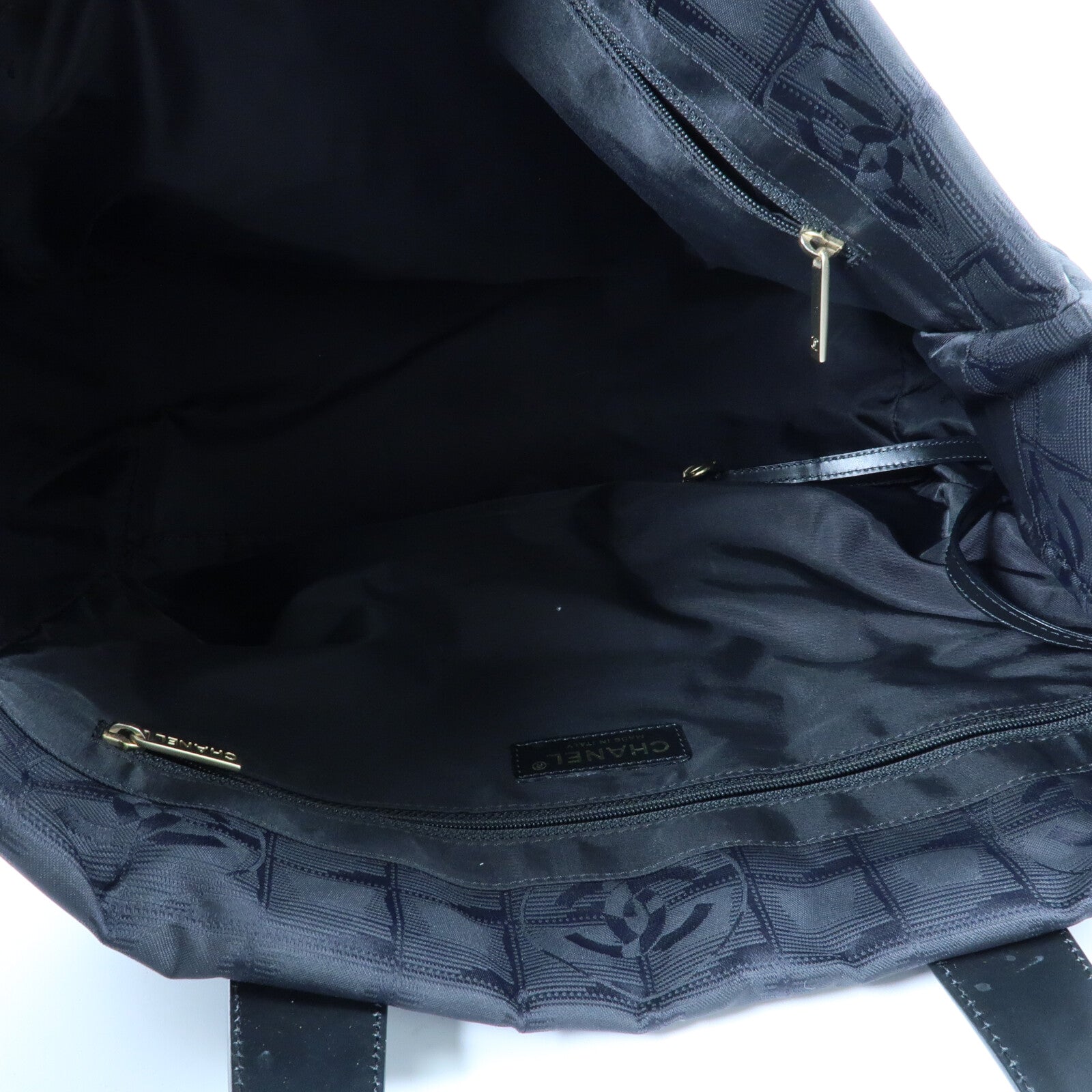 CHANEL 尼龍Travel Line Tote Bag金扣手挽袋
