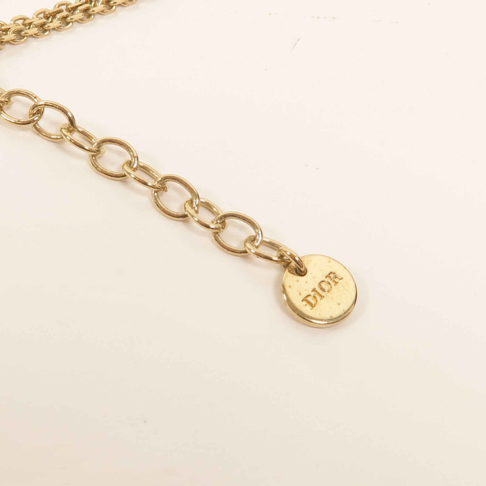 Dior 金屬Gold Bee and Star Double Necklace項鍊