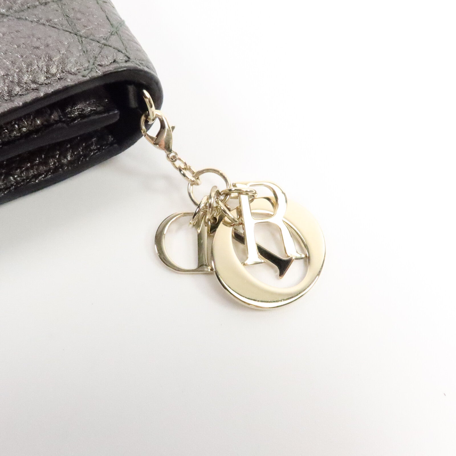 Dior 牛皮皮革Wallet On Cahin手拿包