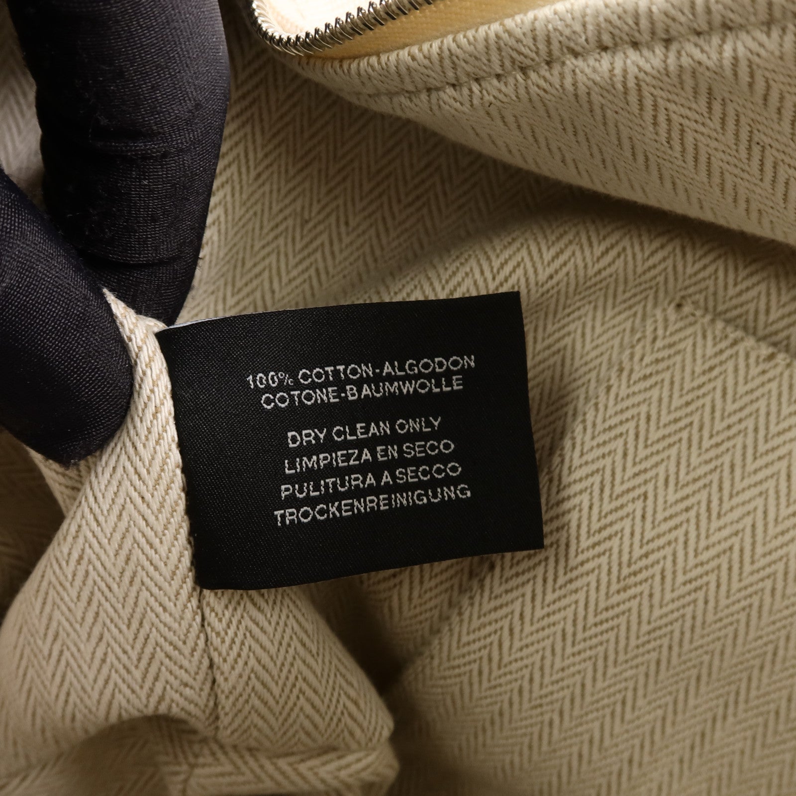 HERMES 帆布Bride a Brac GM手挽袋Naturel