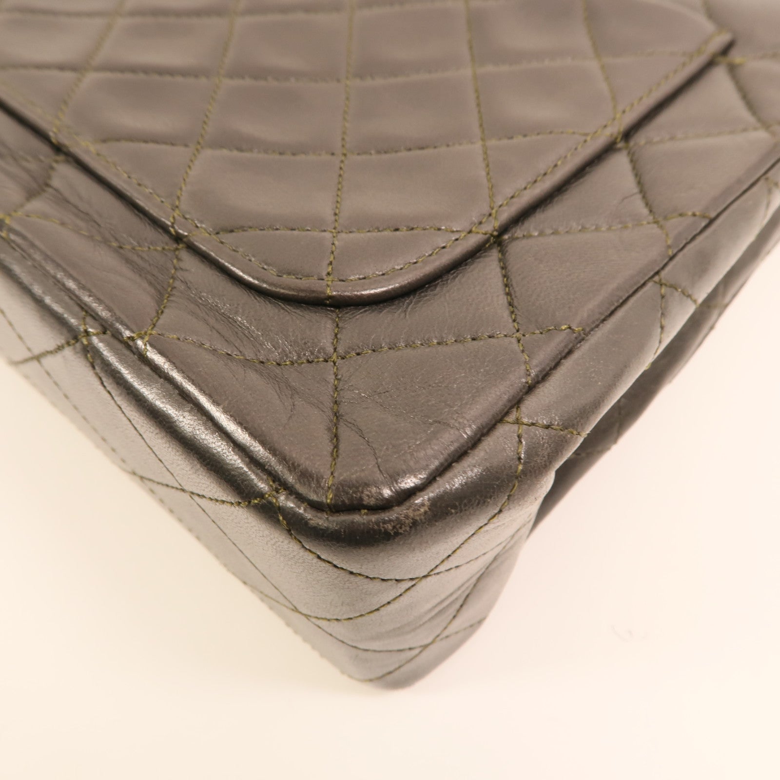 CHANEL 羊皮皮革Vintage Classic Flap Bag金扣鏈帶肩背袋